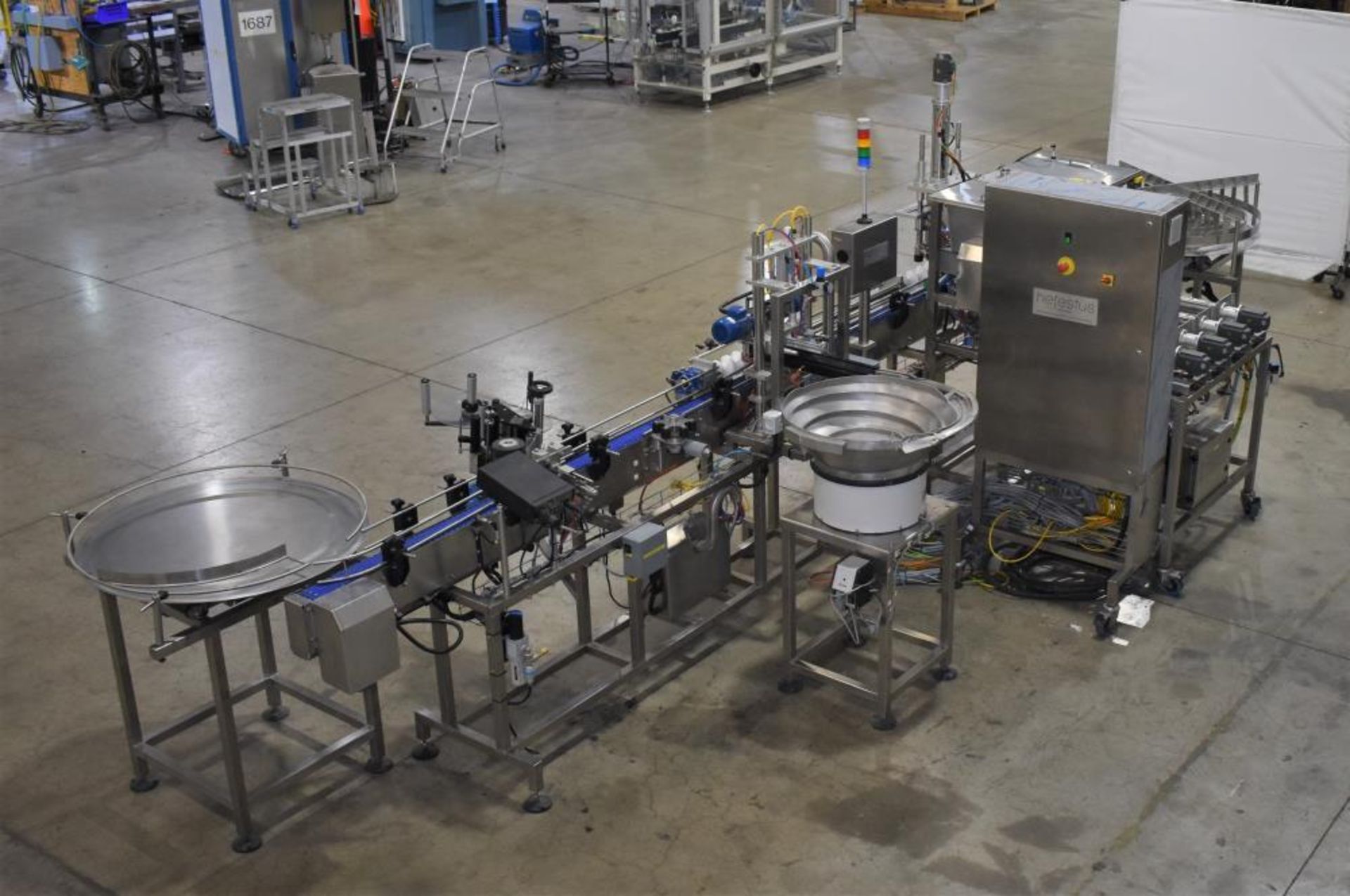 Used- Hefestus Bottling Line. 20-30 bottles per minute. Includes the following: New England Bulk Bot - Image 3 of 67