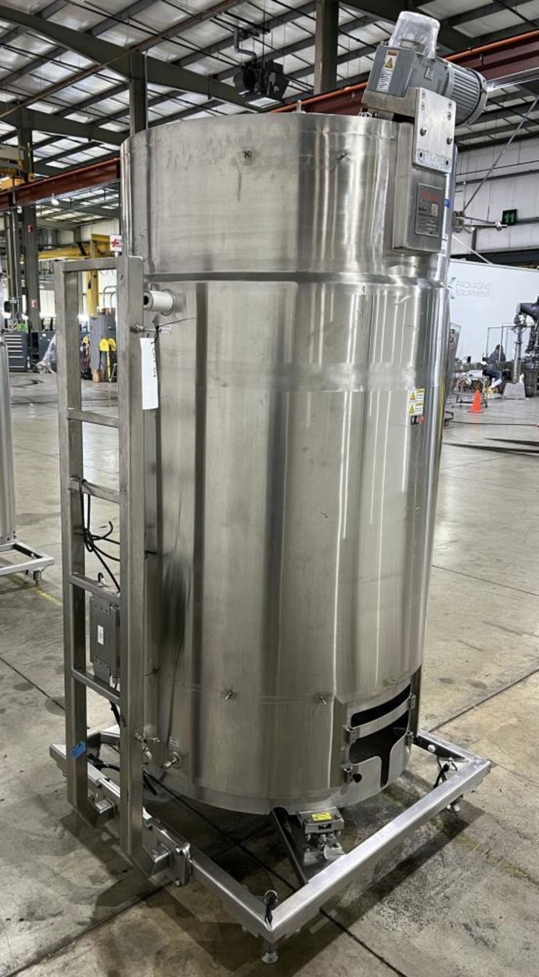 Used- Thermo Scientific Single Use Bioreactor, Model HyClone, 1000 liter capacity, Stainless Steel. - Image 4 of 10