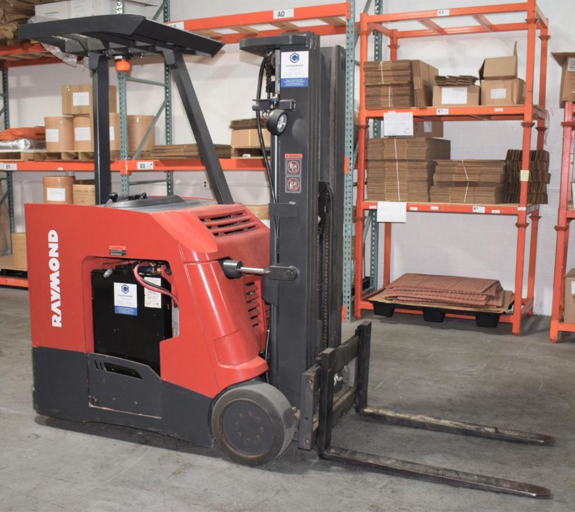 Raymond Stand-Up Counterbalanced Lift Truck, Model 425-C35TT, Serial# 425-12-36363. 36 Volts, maximu