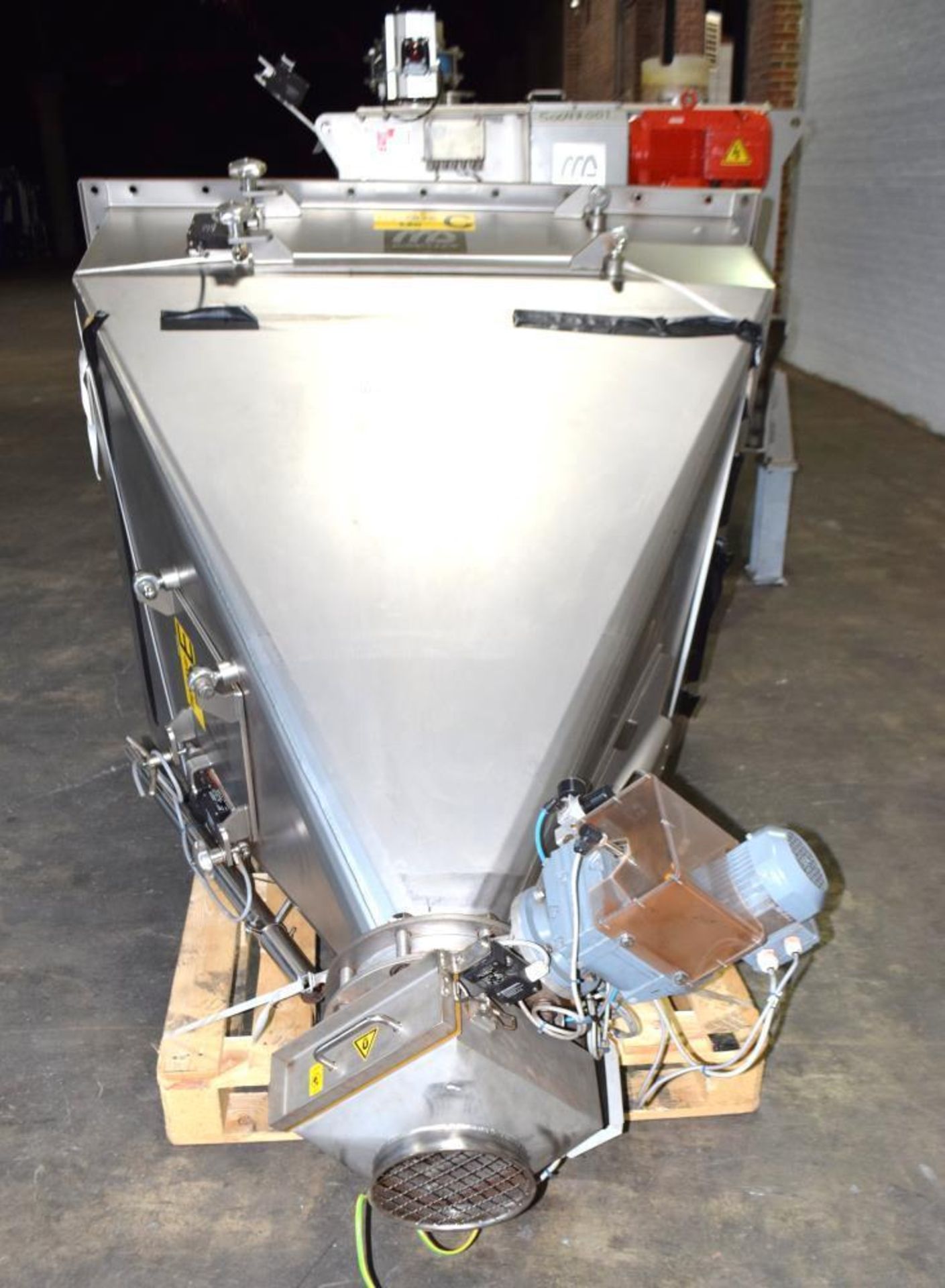 Used- Dinnissen Pegasus Twin Shaft Fluidized Paddle Mixer, 10 to 17 Cubic Feet Capacity, Type 305-50 - Image 32 of 68