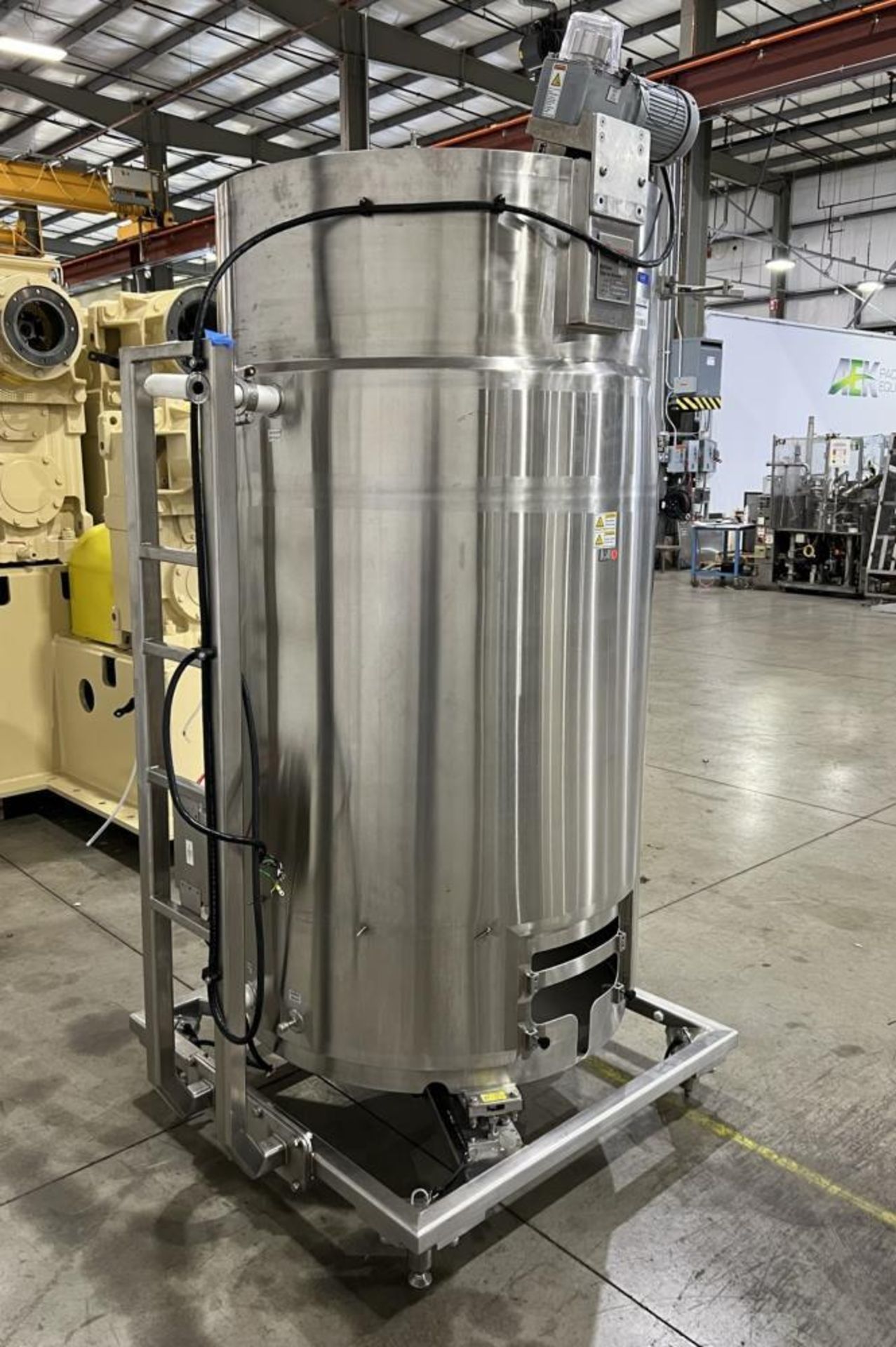 Used- Thermo Scientific Single Use Bioreactor, Model HyClone, 1000 liter capacity, Stainless Steel. - Image 3 of 9