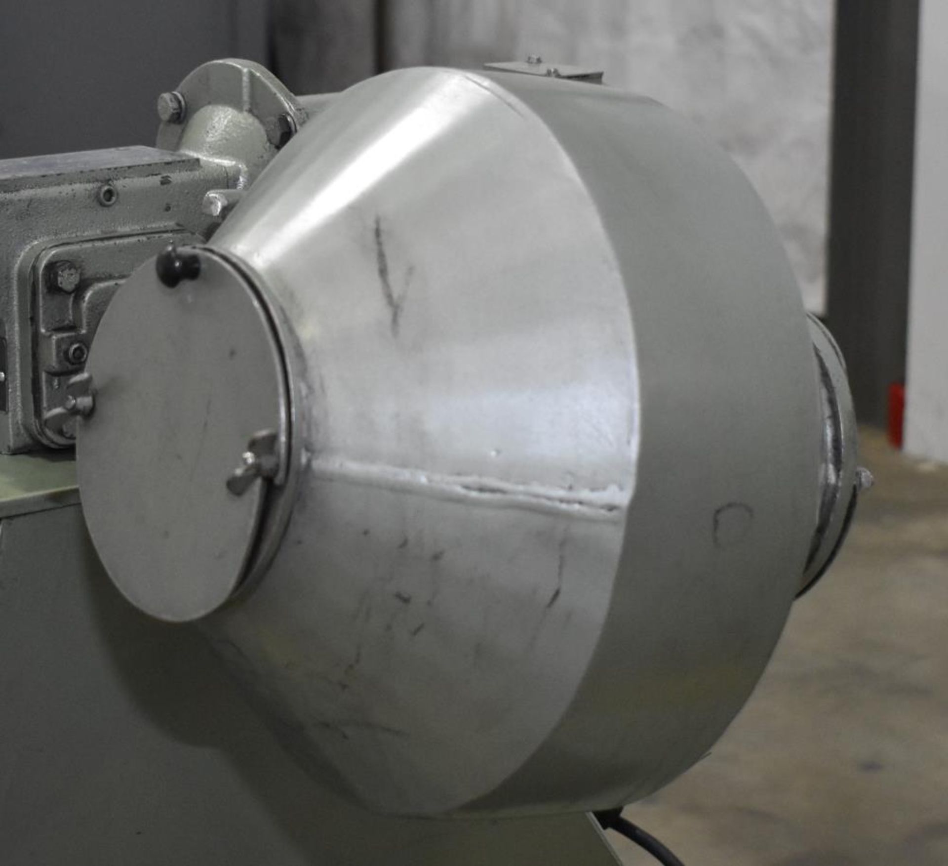 Used- Crossely Economy Laboratory Double Cone Blender, Model 12", 304 Stainless Steel. Approximate 0 - Image 6 of 15