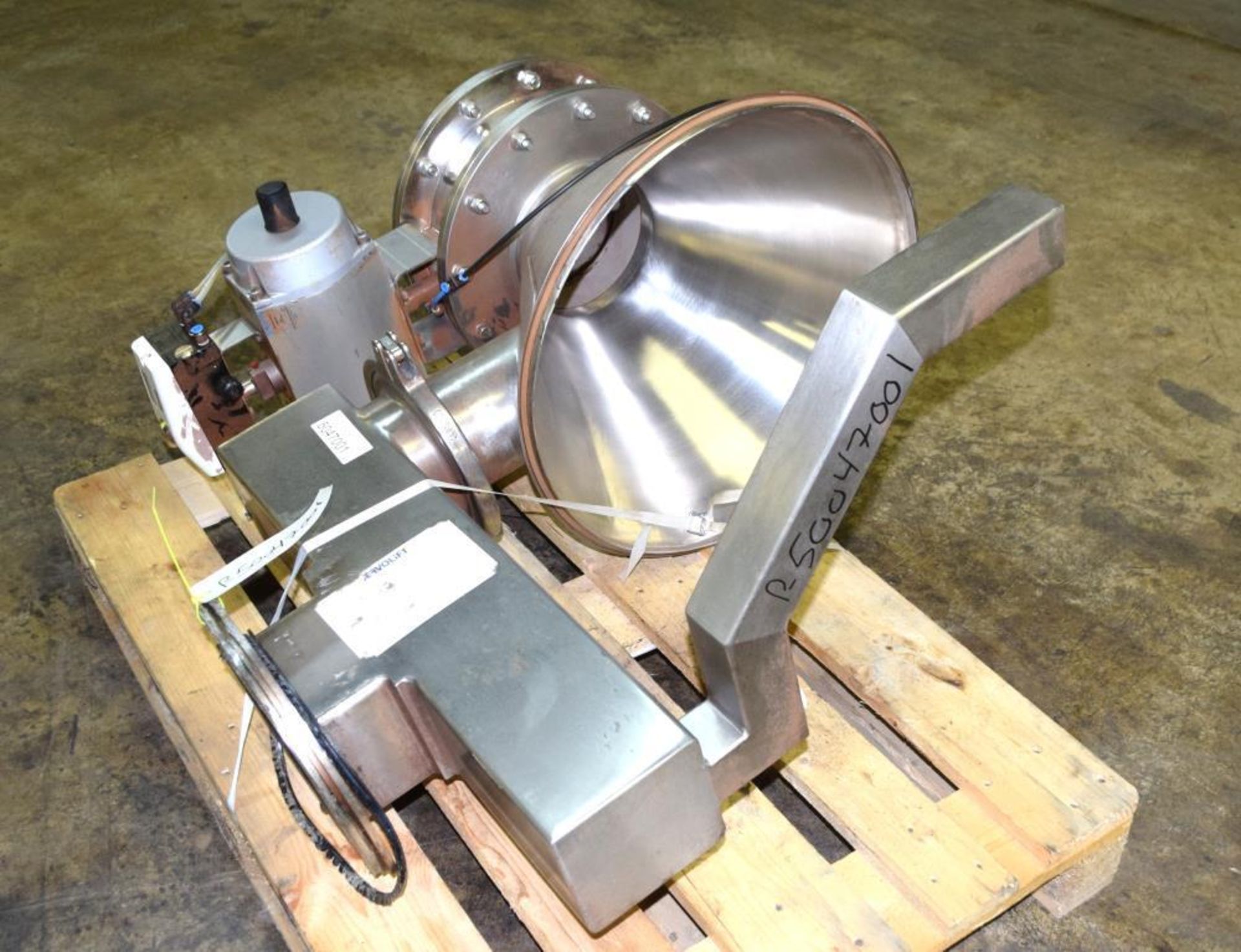 Used- Dinnissen Pegasus Twin Shaft Fluidized Paddle Mixer, 10 to 17 Cubic Feet Capacity, Type 305-50 - Image 59 of 68