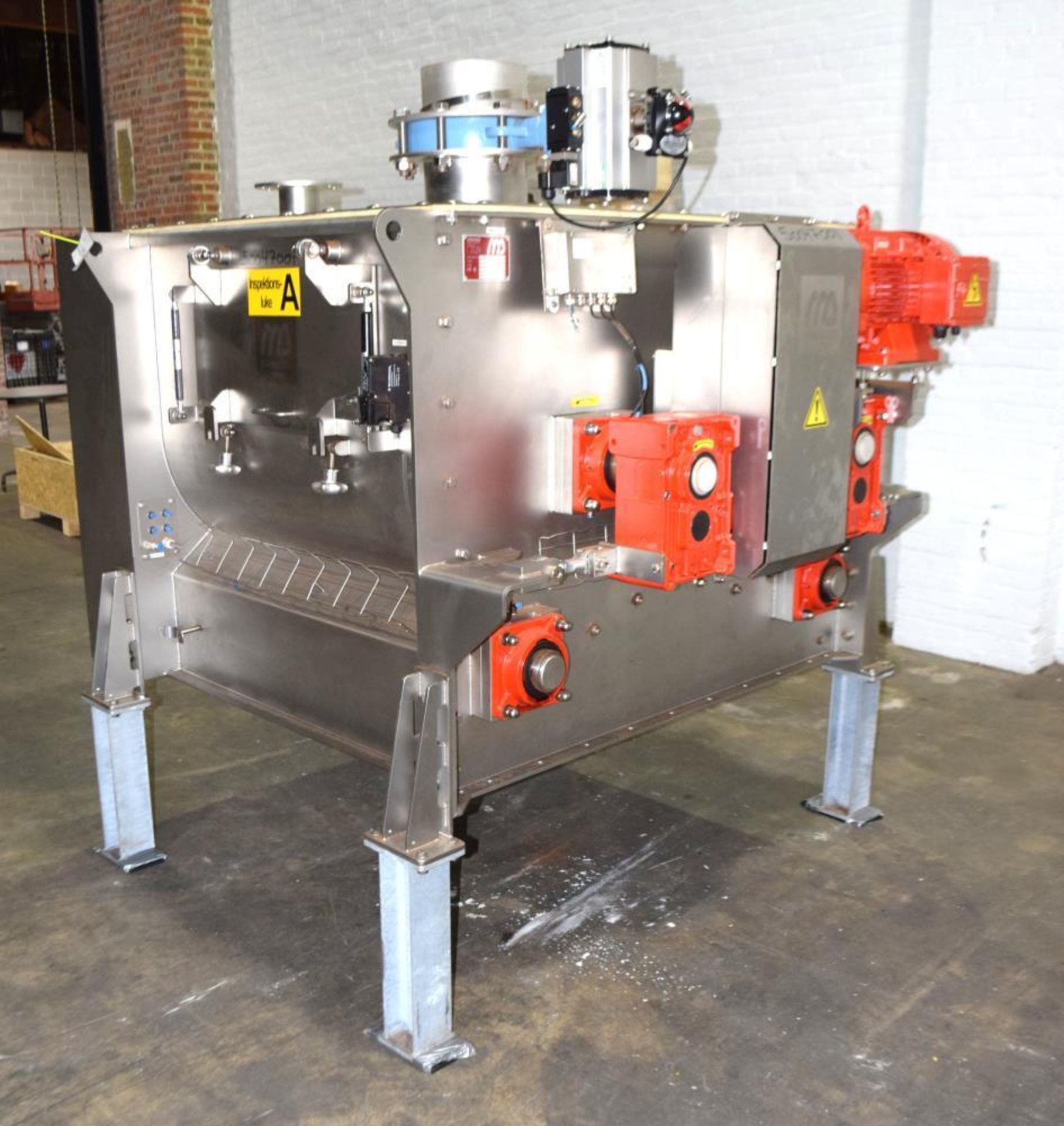 Used- Dinnissen Pegasus Twin Shaft Fluidized Paddle Mixer, 10 to 17 Cubic Feet Capacity, Type 305-50 - Image 5 of 68