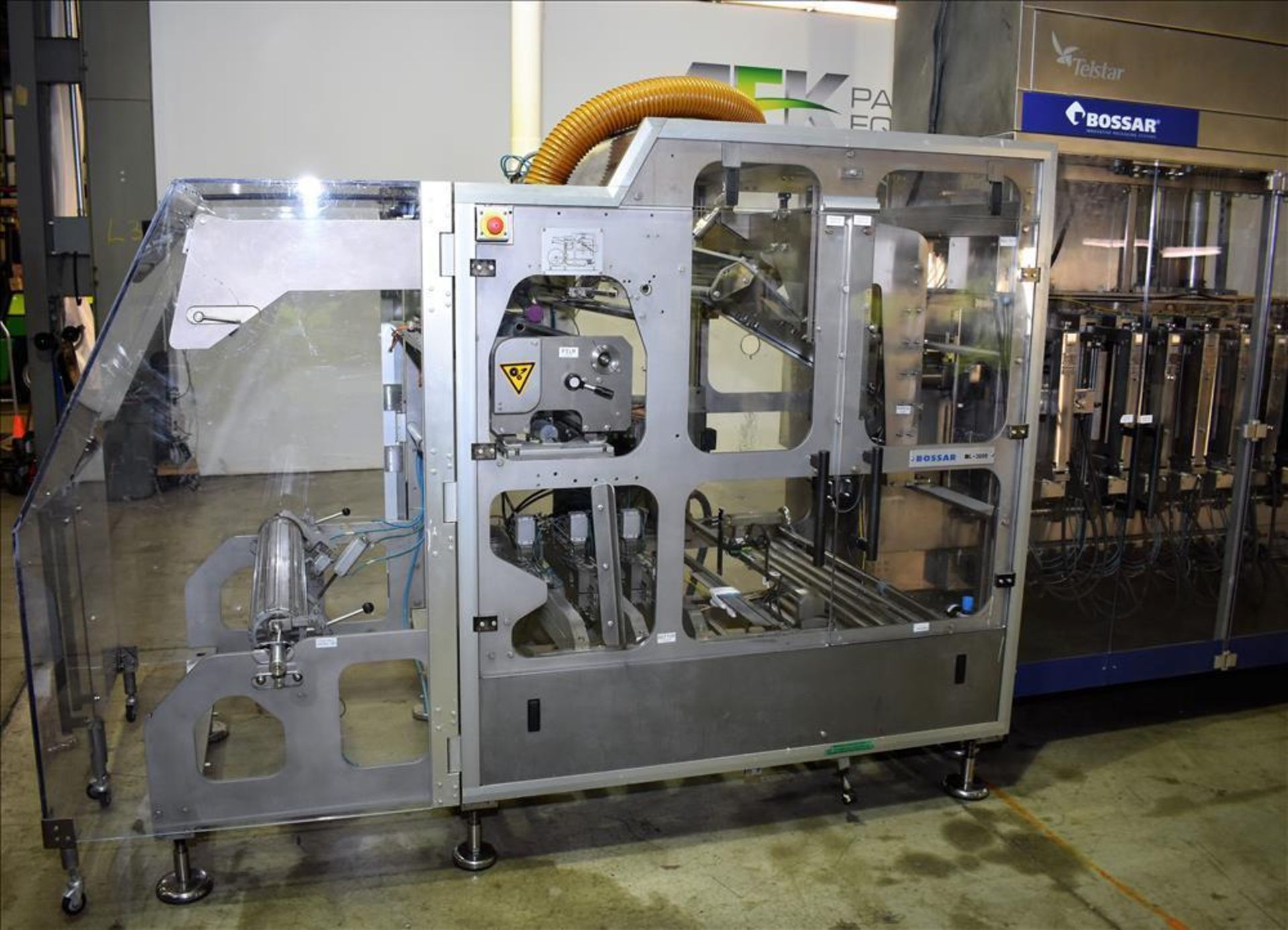 Used- Bossar Model BL3000 STU3 Horizontal Form FIllinoisl Seal Machine for Liquid Stand Up Pouches w - Image 17 of 109