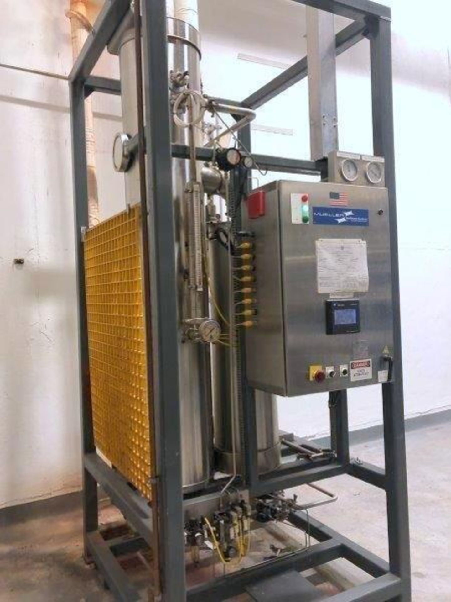 Used - Mueller Stainless Steel Pure Steam Generator Model PSG p7310, S/N 370287, 900 kg/hour Capacit