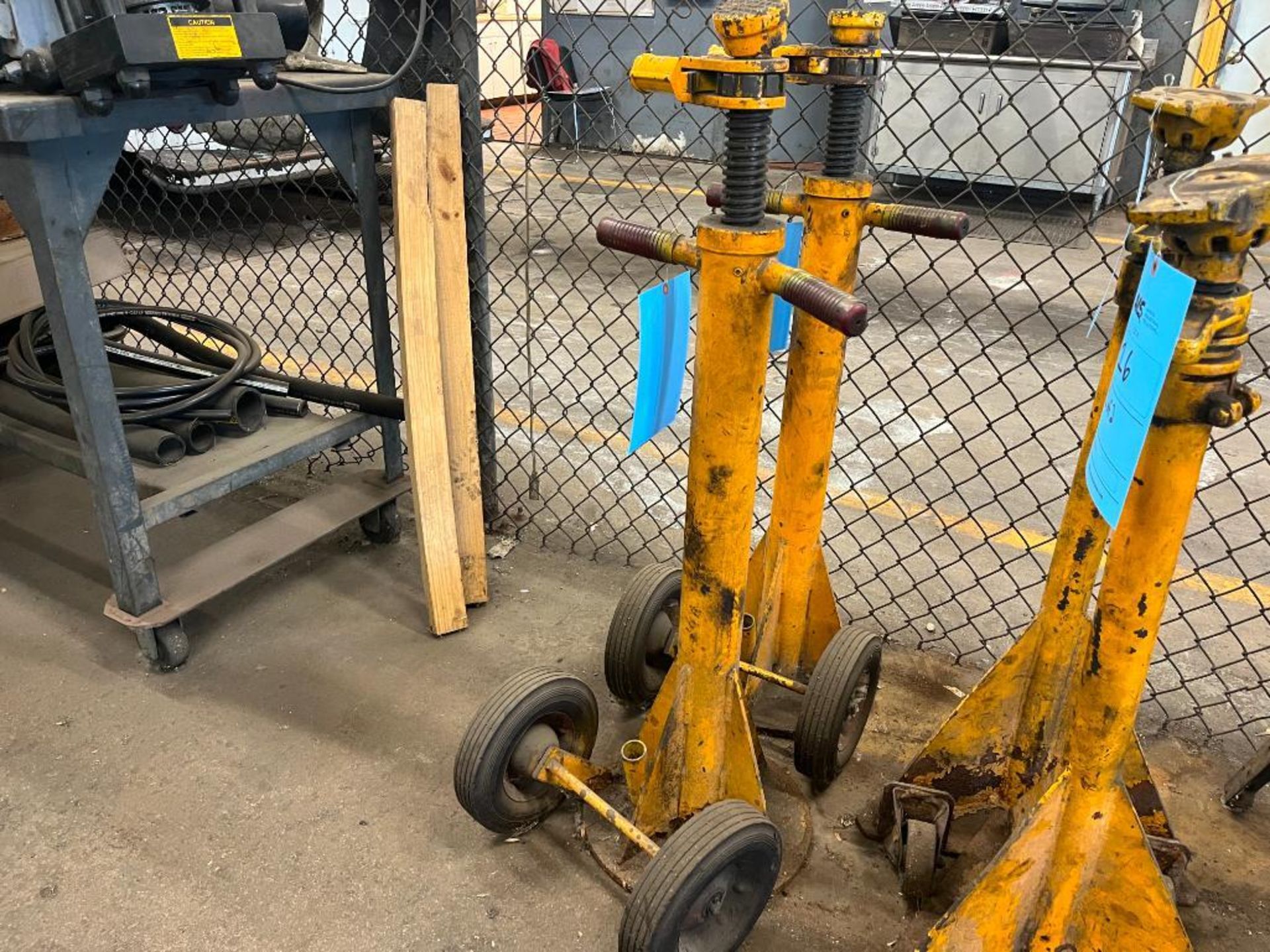 Lot of (2) automotive Jacks w/casters - Image 2 of 5