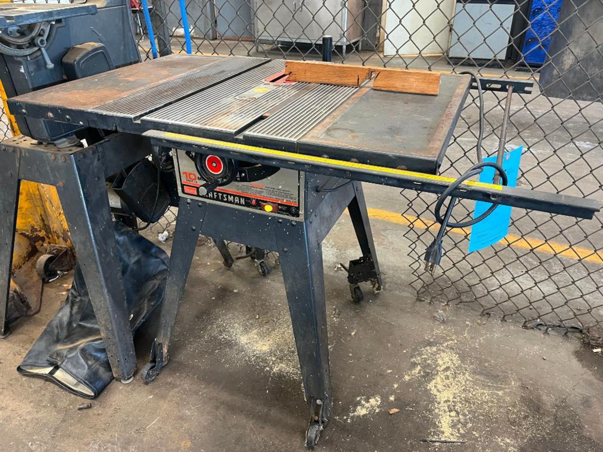 Craftsman 10 inch Motorized Table Saw, model 113.298051, S/N 4129.M0247