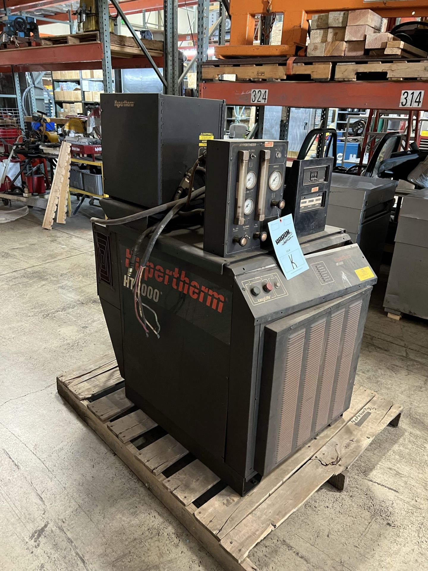 Hypertherm HT2000 Plasma Cutter Model No. 07106, S/N 2000-006202, 60" x 50" x 62"T - Image 4 of 10