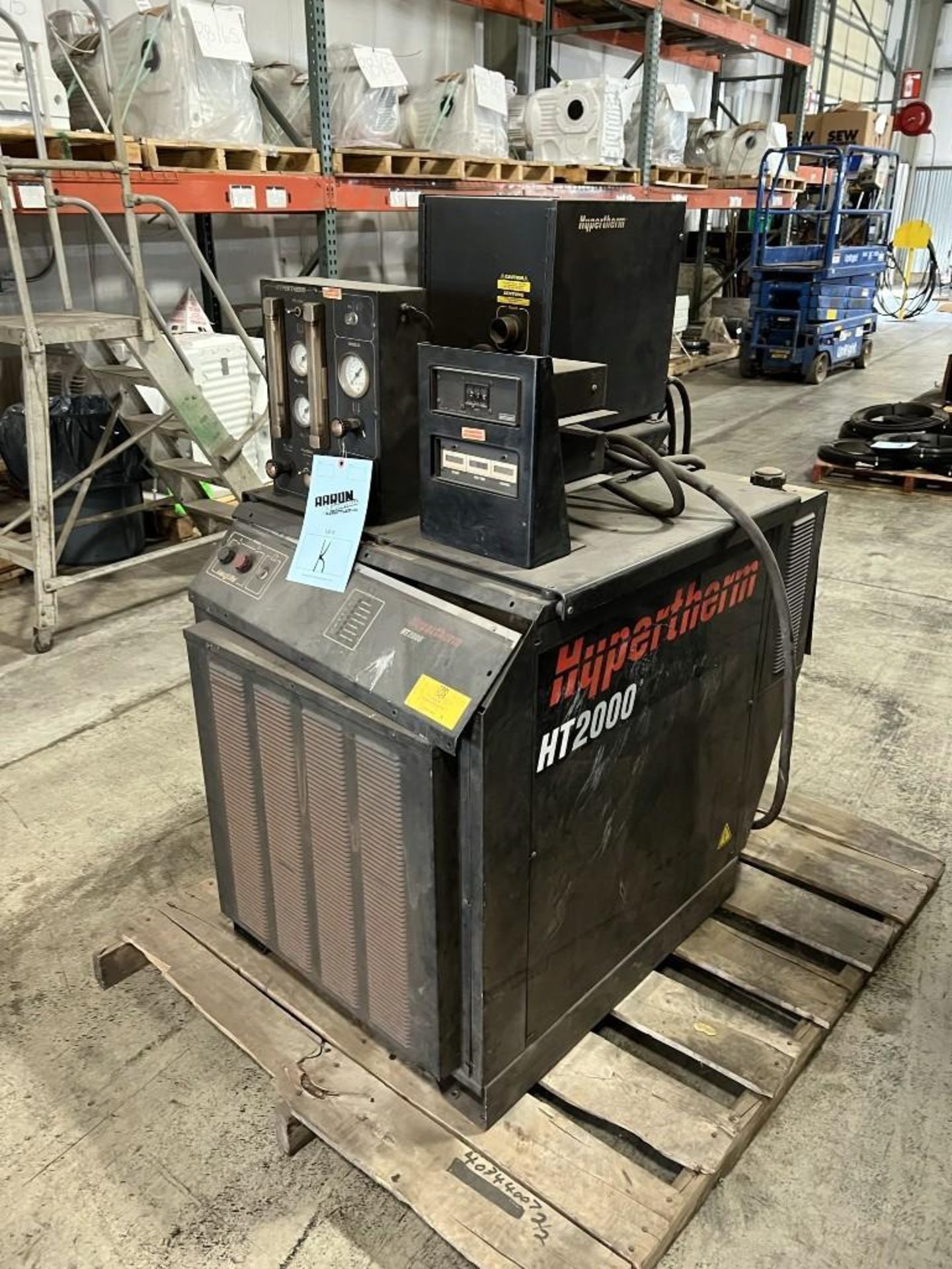 Hypertherm HT2000 Plasma Cutter Model No. 07106, S/N 2000-006202, 60" x 50" x 62"T