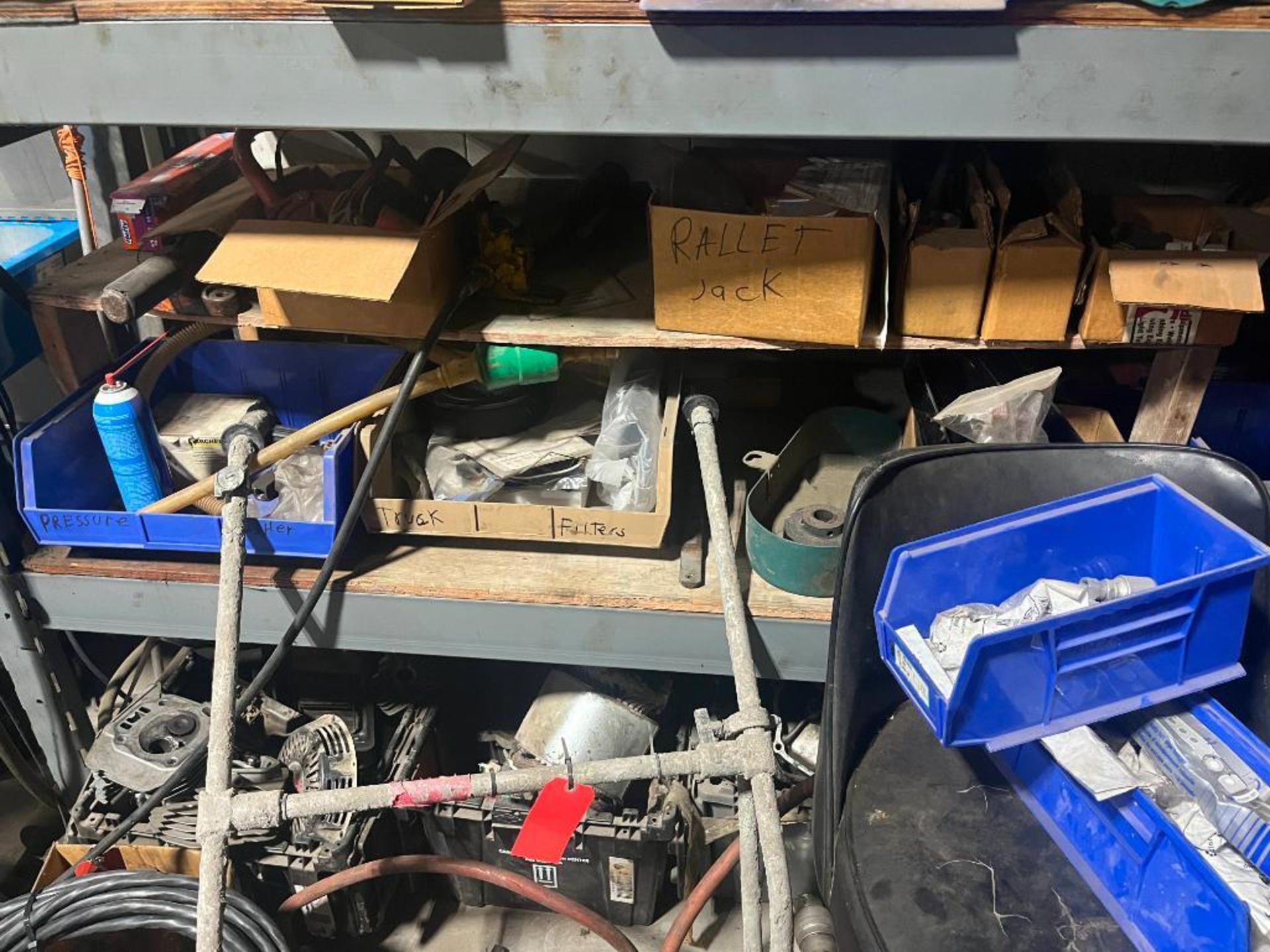 Lot: Racks and Contents Containing Misc. MRO & Pieces - Image 12 of 86