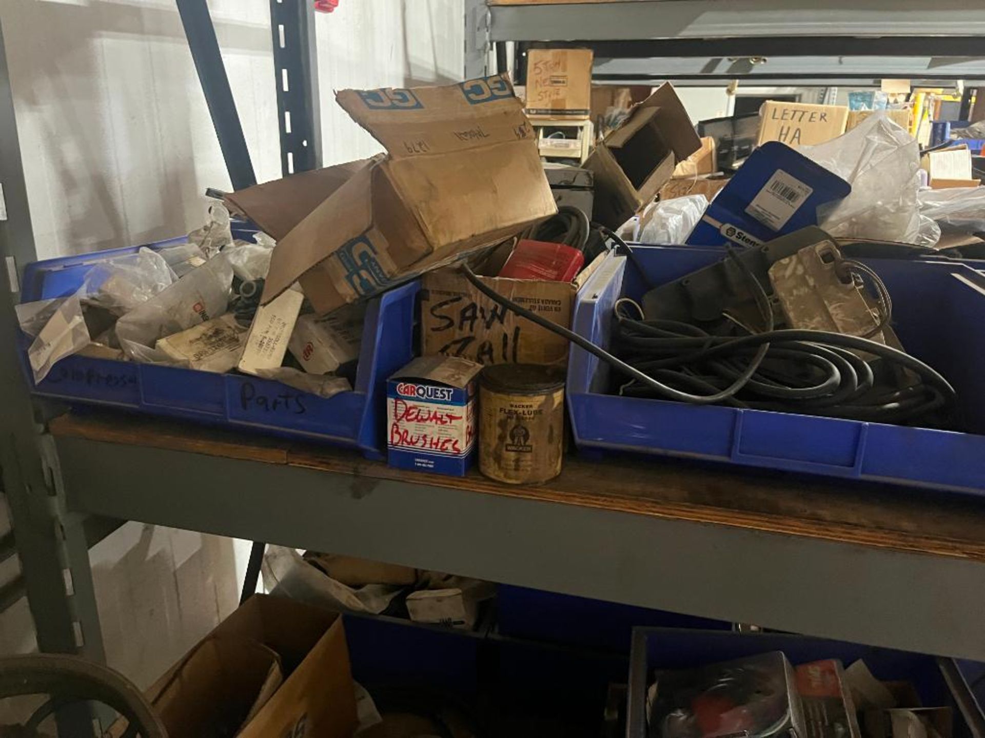 Lot: Racks and Contents Containing Misc. MRO & Pieces - Image 28 of 86