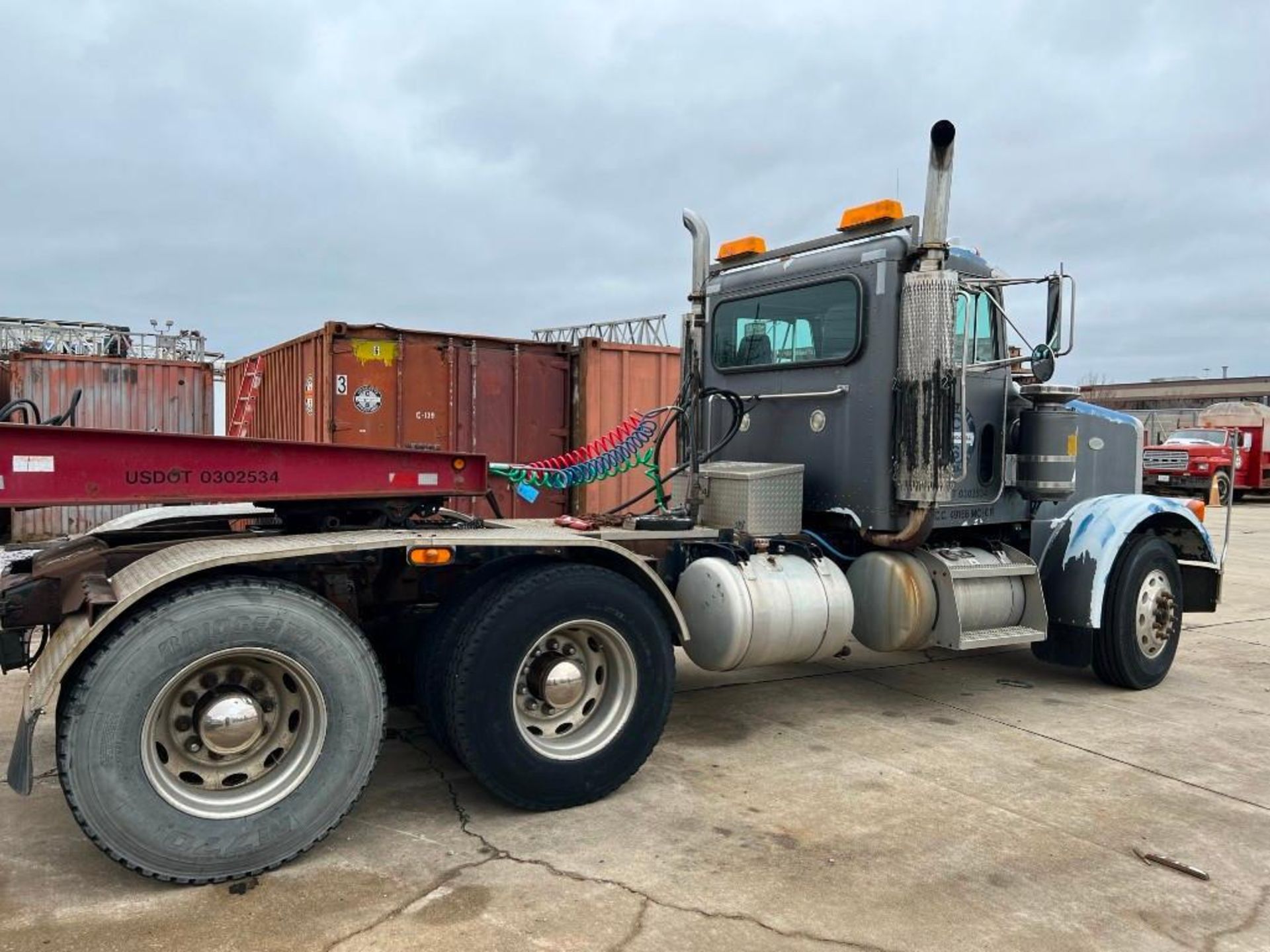 1998 Peterbilt Truck Tractor Model 378, VIN 1XPFDB9X5WN446004, 133,391 Miles Indicated, Day Cab, Wit - Image 6 of 15