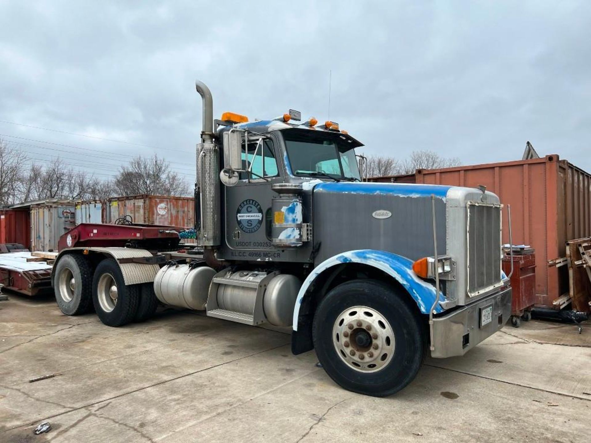 1998 Peterbilt Truck Tractor Model 378, VIN 1XPFDB9X5WN446004, 133,391 Miles Indicated, Day Cab, Wit
