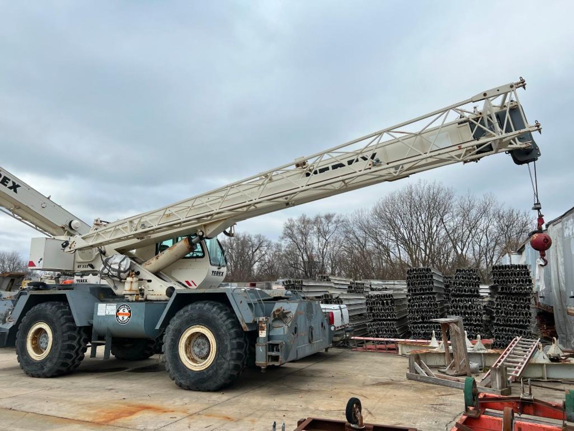 Terex 35-Ton Rough Terrain Crane Model RT335, S/N 13099 (2002), 30' - 94' Boom. - Image 5 of 31