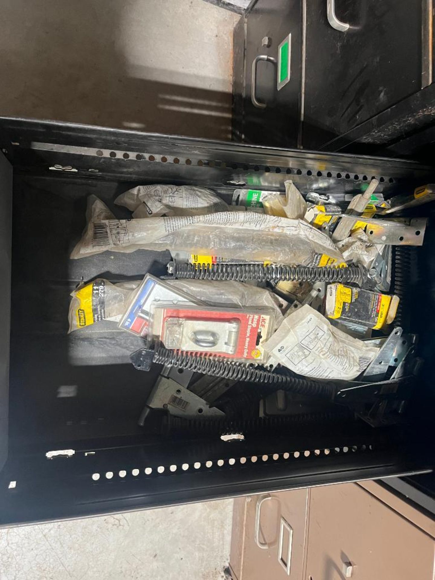 LOT: File Cabinets, Safety Supplies, Bosch Dust Collectors, misc. MRO. - Image 8 of 19