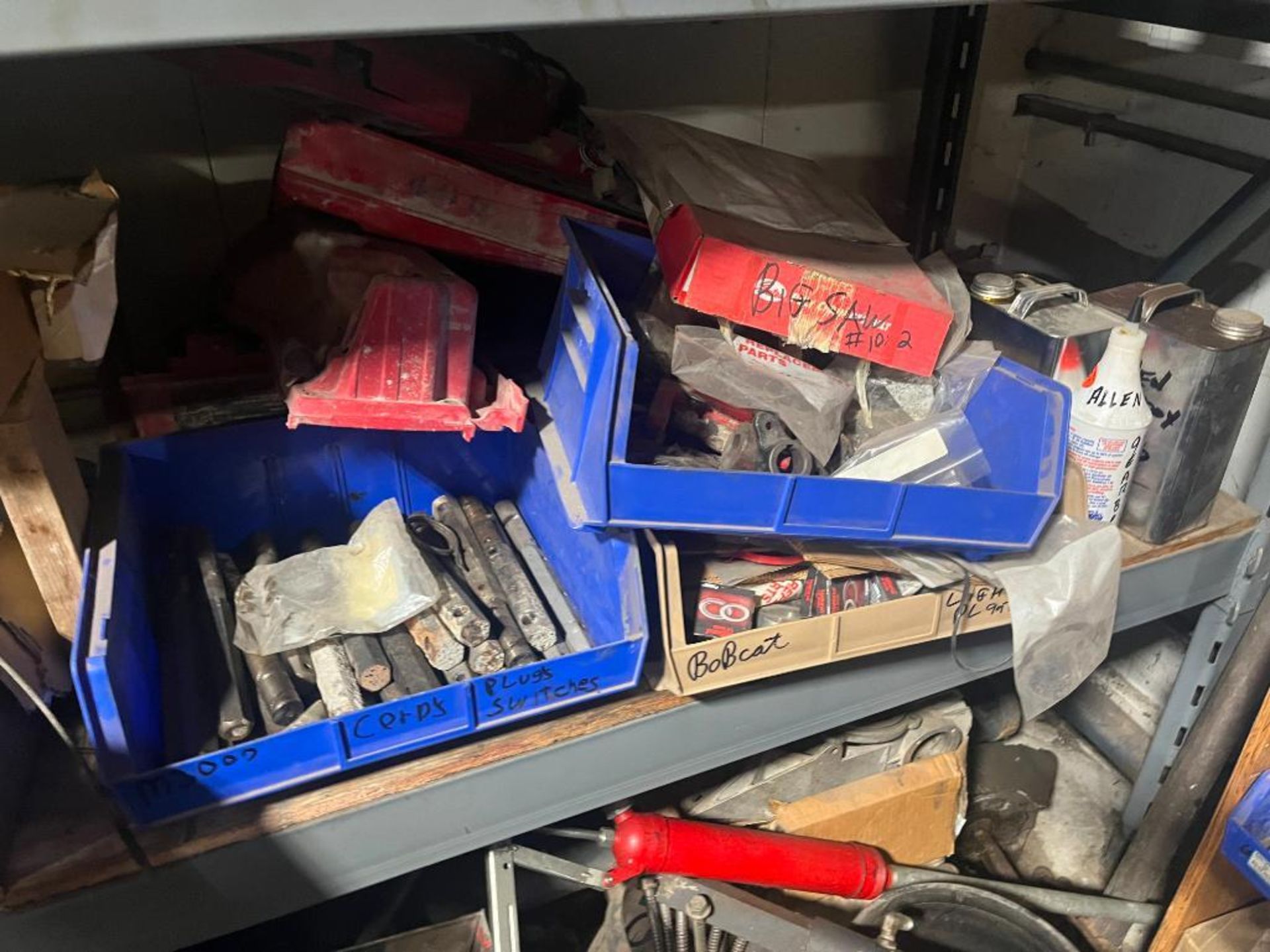 Lot: Racks and Contents Containing Misc. MRO & Pieces - Image 11 of 86