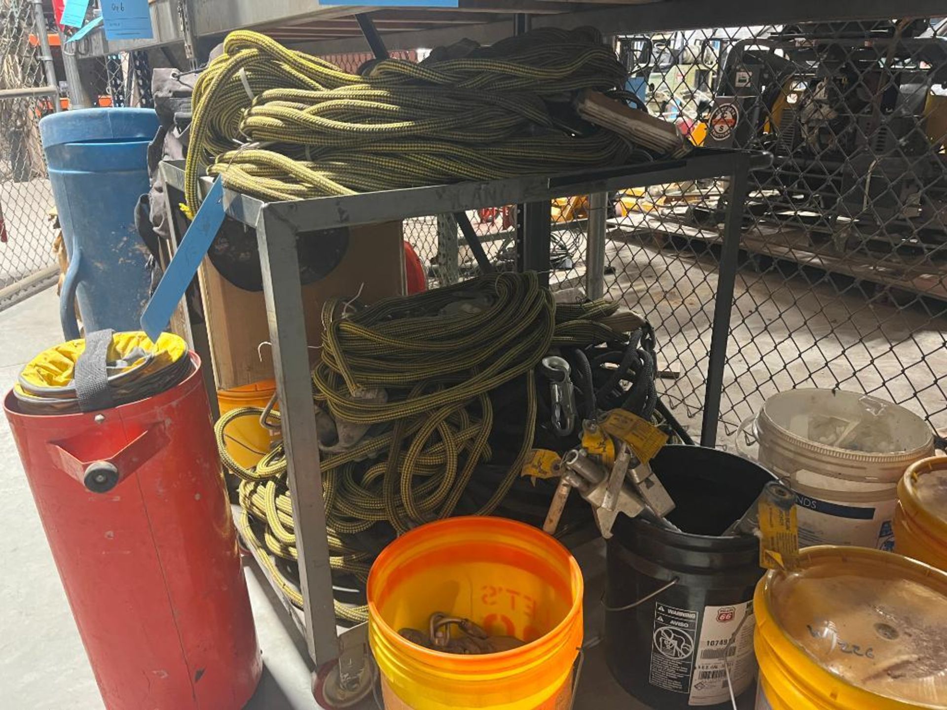 LOT: Safety Rope and cart. - Image 2 of 8