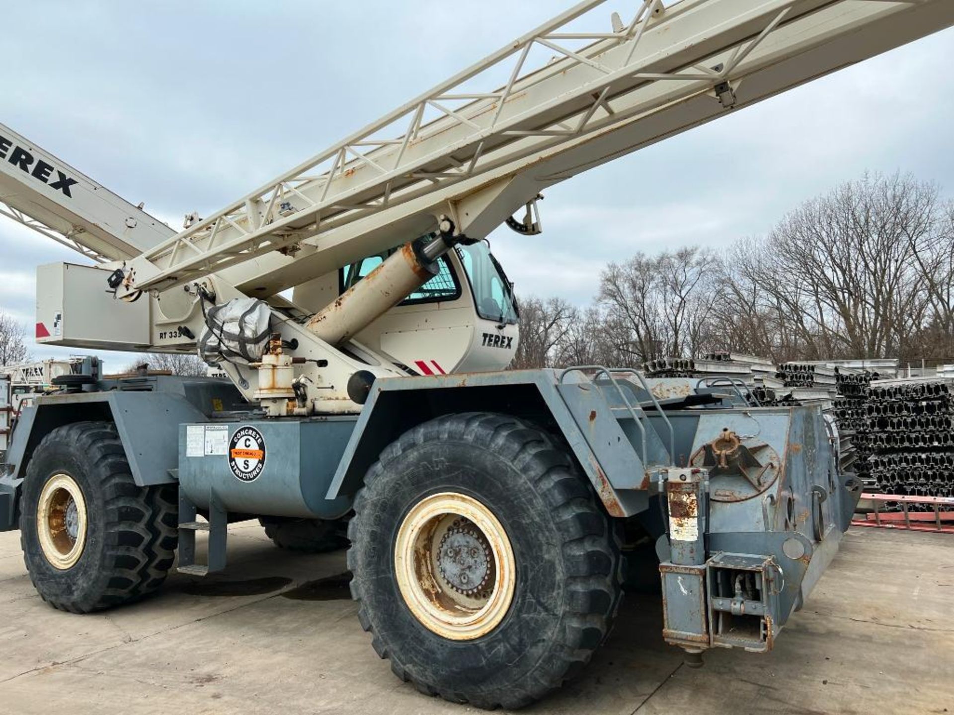 Terex 35-Ton Rough Terrain Crane Model RT335, S/N 13099 (2002), 30' - 94' Boom. - Image 9 of 31