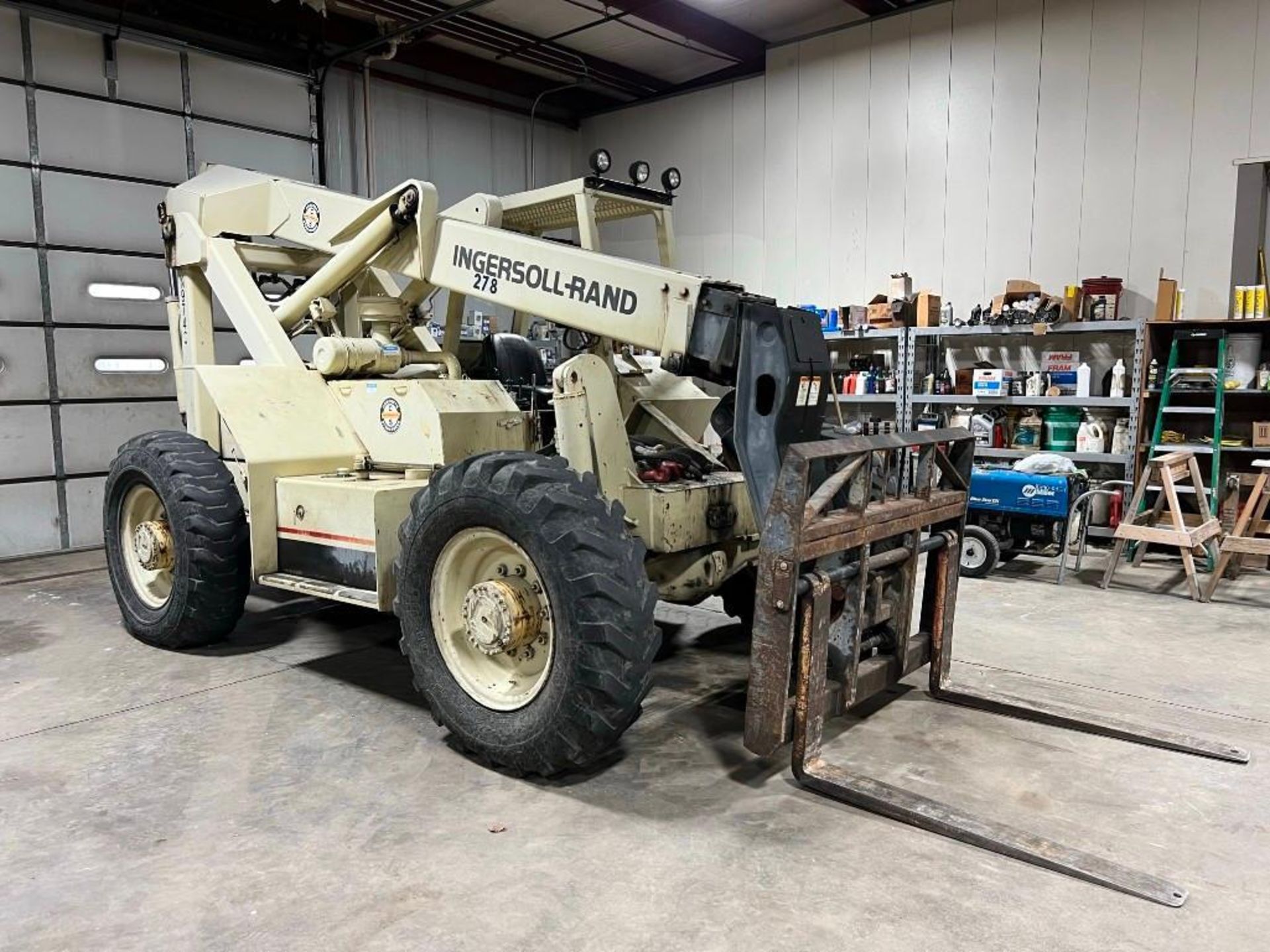 Ingersoll Rand 9,000-LB. 4x4 Telehandler Forklift Model VR90B, S/N 5240 SBC. LATE REMOVAL. call site - Image 2 of 7