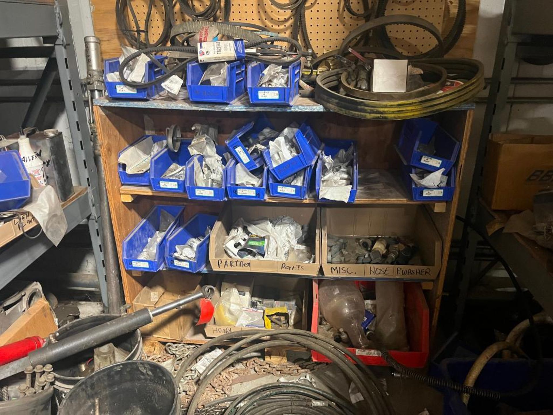 Lot: Racks and Contents Containing Misc. MRO & Pieces - Image 19 of 86