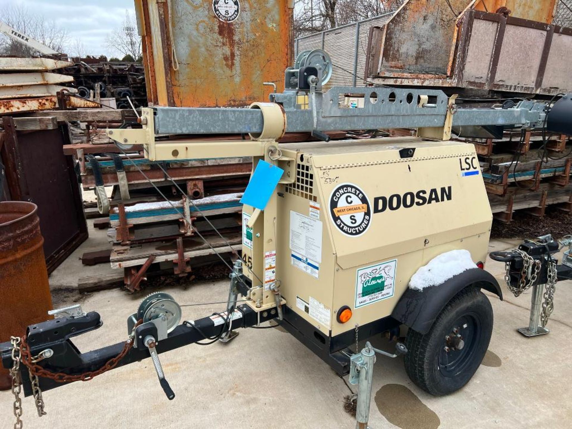 Doosan Diesel Powered Portable Light Tower Model LSC