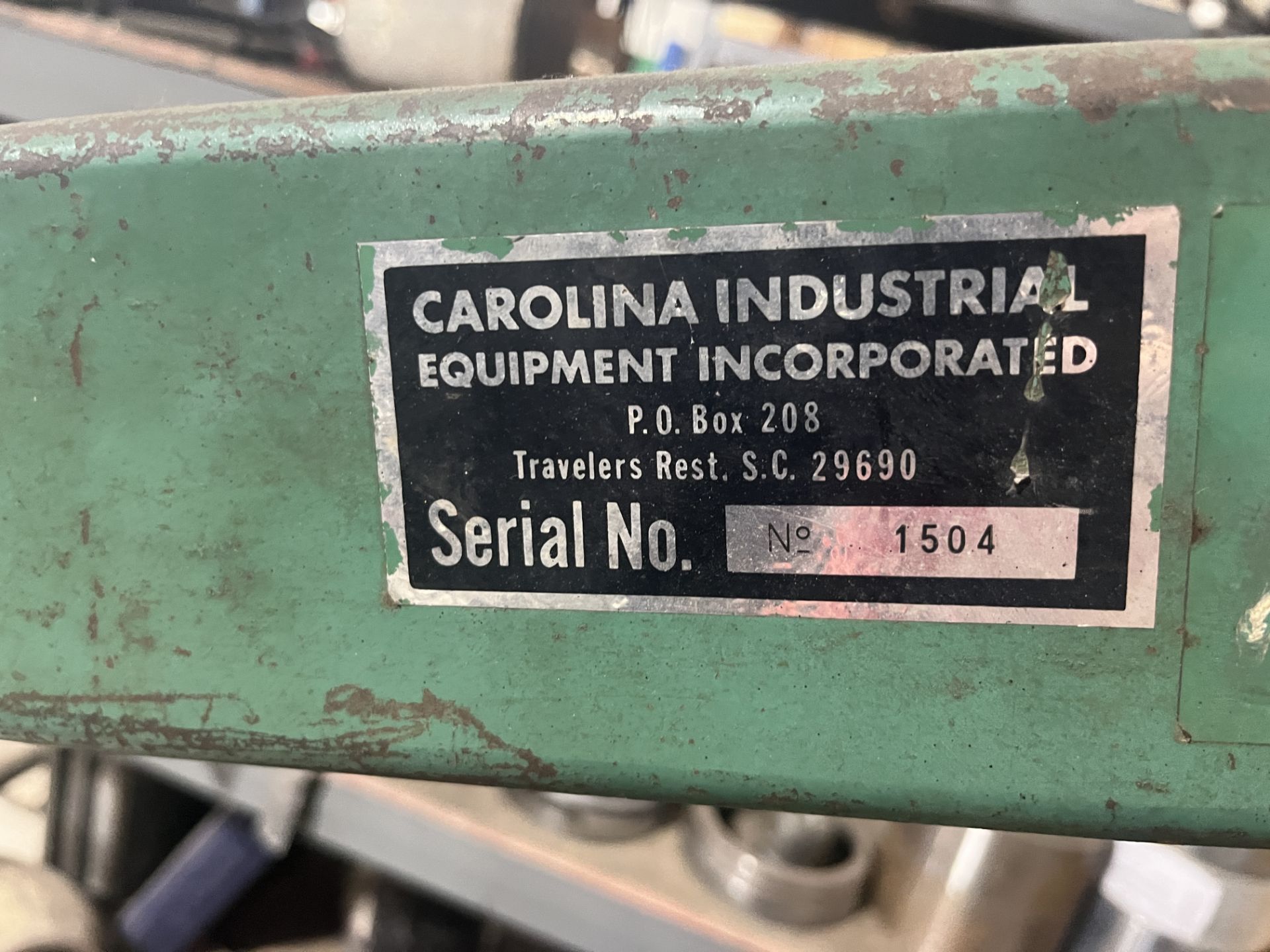 Carolina Industrial Equipment Car Hoist S/N 1504 - Image 2 of 4