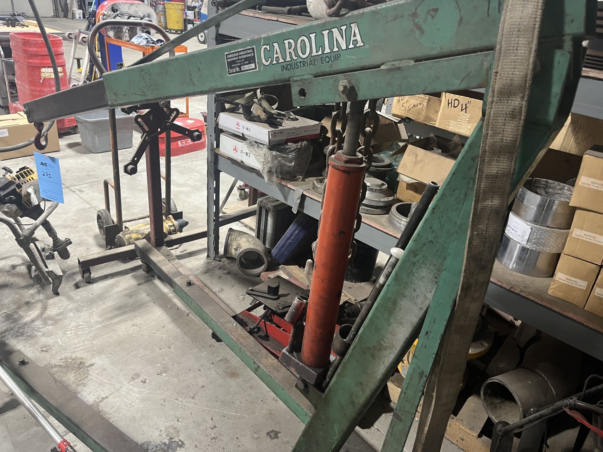 Carolina Industrial Equipment Car Hoist S/N 1504 - Image 3 of 4