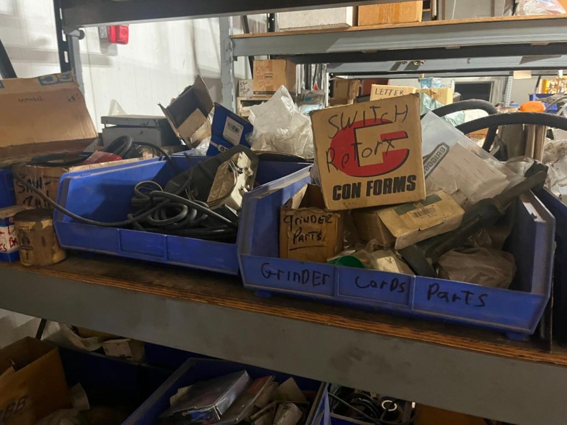 Lot: Racks and Contents Containing Misc. MRO & Pieces - Image 27 of 86