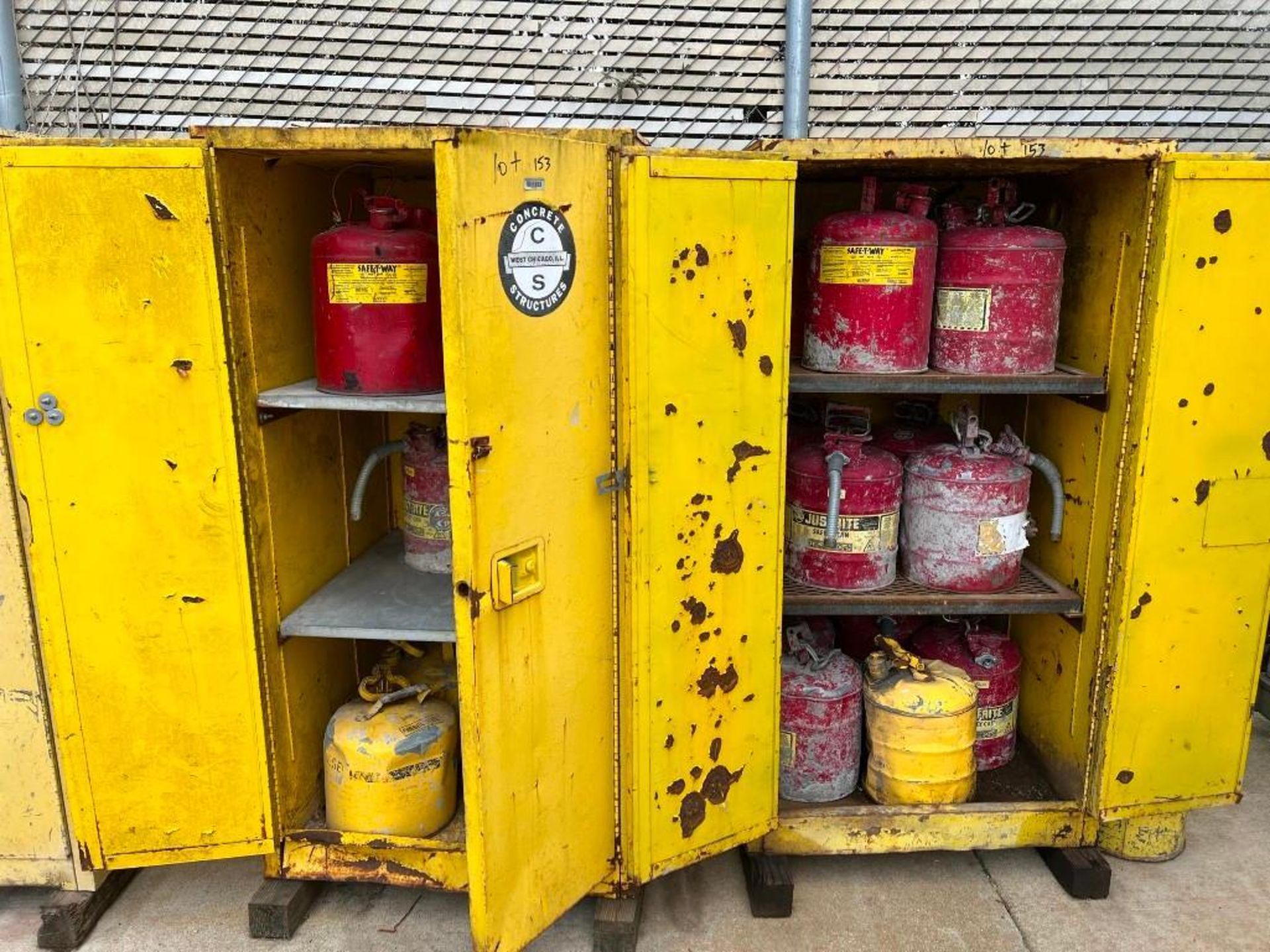 LOT: (2) Fire Cabinets with contents