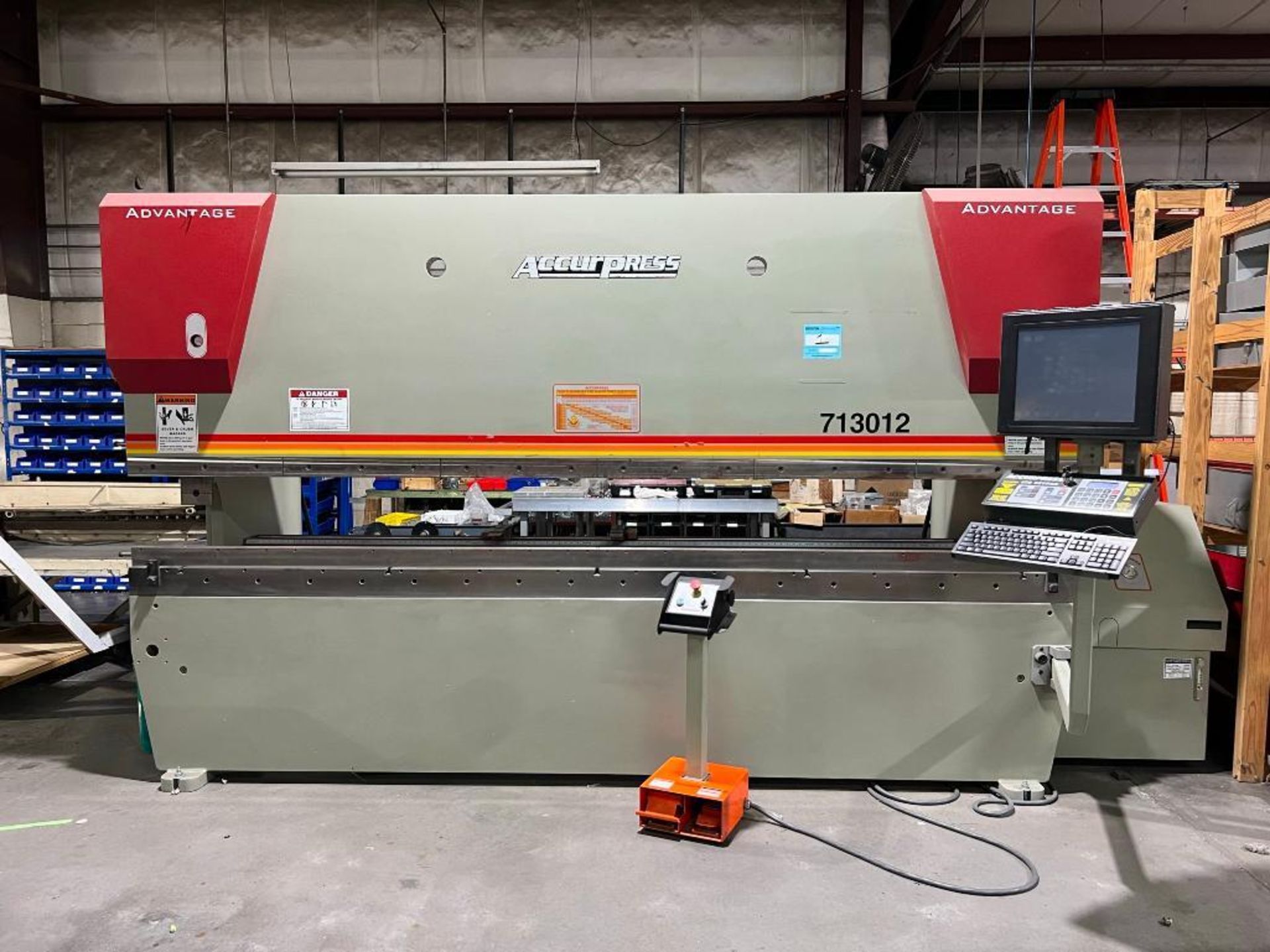 2019 Accurpress Advantage 130-Ton x 12' CNC Hydraulic Press Brake Model 713012, S/N 13271 (2019), wi - Image 3 of 18