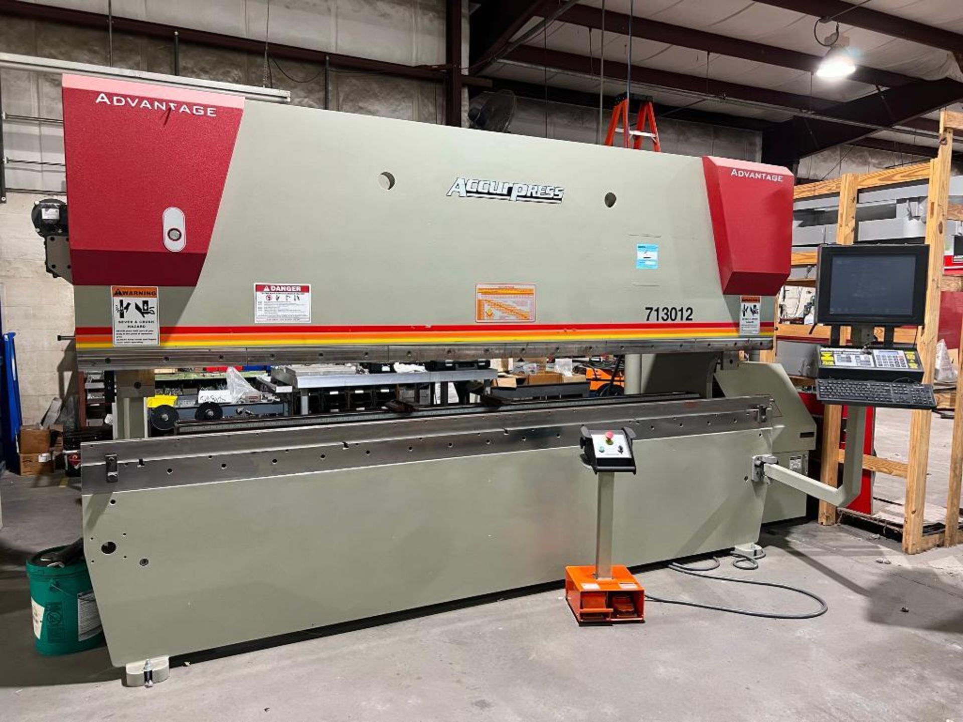 2019 Accurpress Advantage 130-Ton x 12' CNC Hydraulic Press Brake Model 713012, S/N 13271 (2019), wi - Image 2 of 18