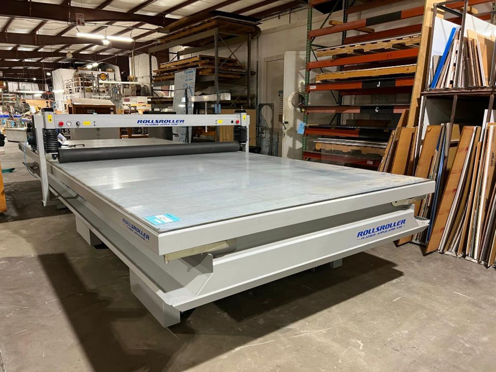 RollsRoller Flatbed Applicator Model Premium 540/220P, S/N 33624-1 (2015), 18' x 7' 3" Table, with K - Image 14 of 20