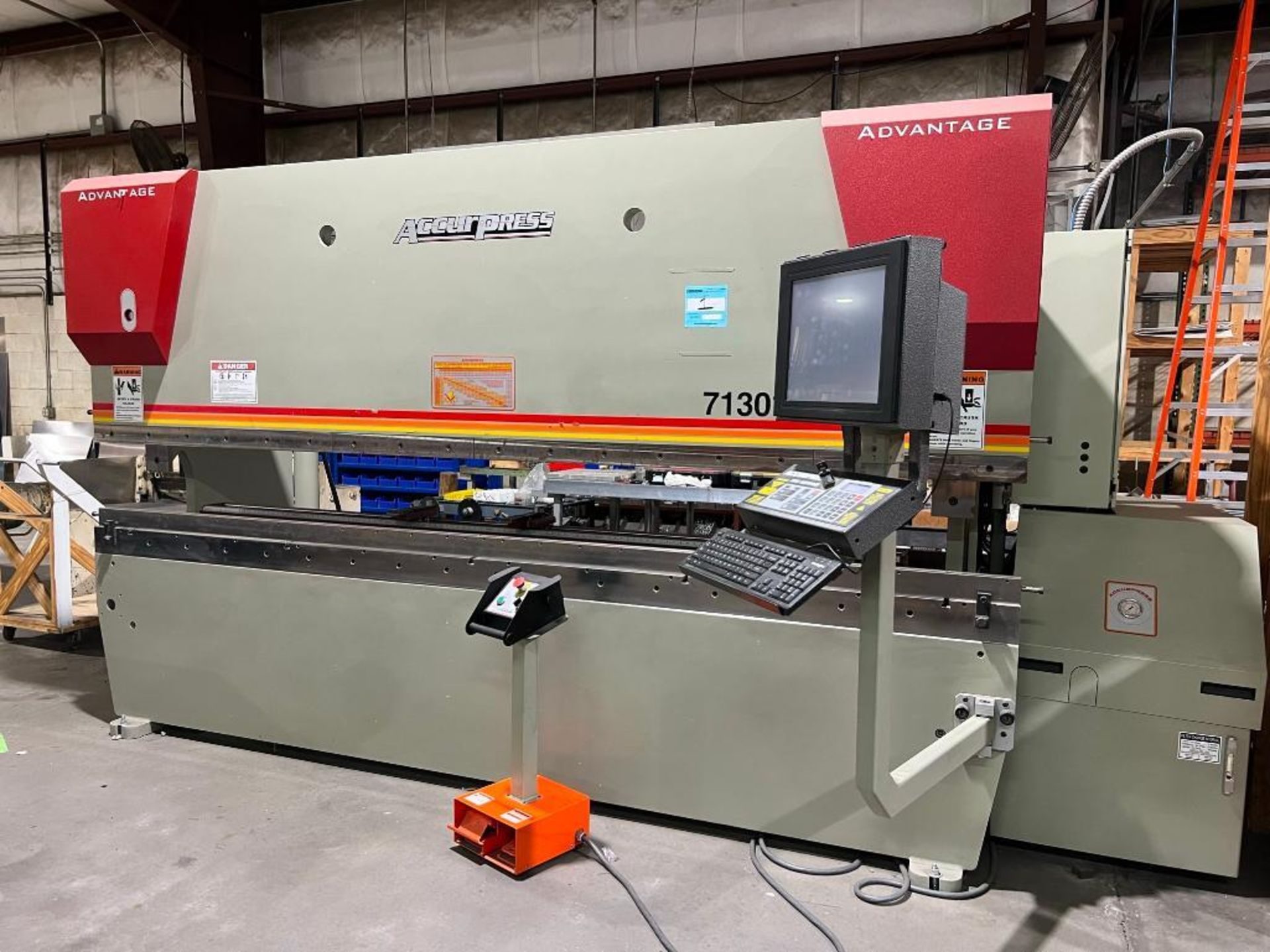 2019 Accurpress Advantage 130-Ton x 12' CNC Hydraulic Press Brake Model 713012, S/N 13271 (2019), wi - Image 17 of 18