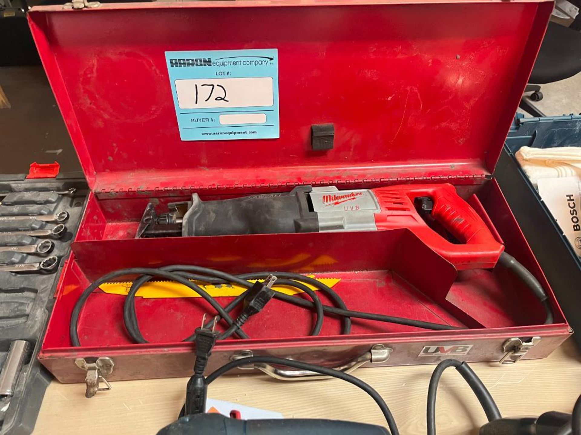 Milwaukee Sawzall Reciprocating Saw, with Toolbox