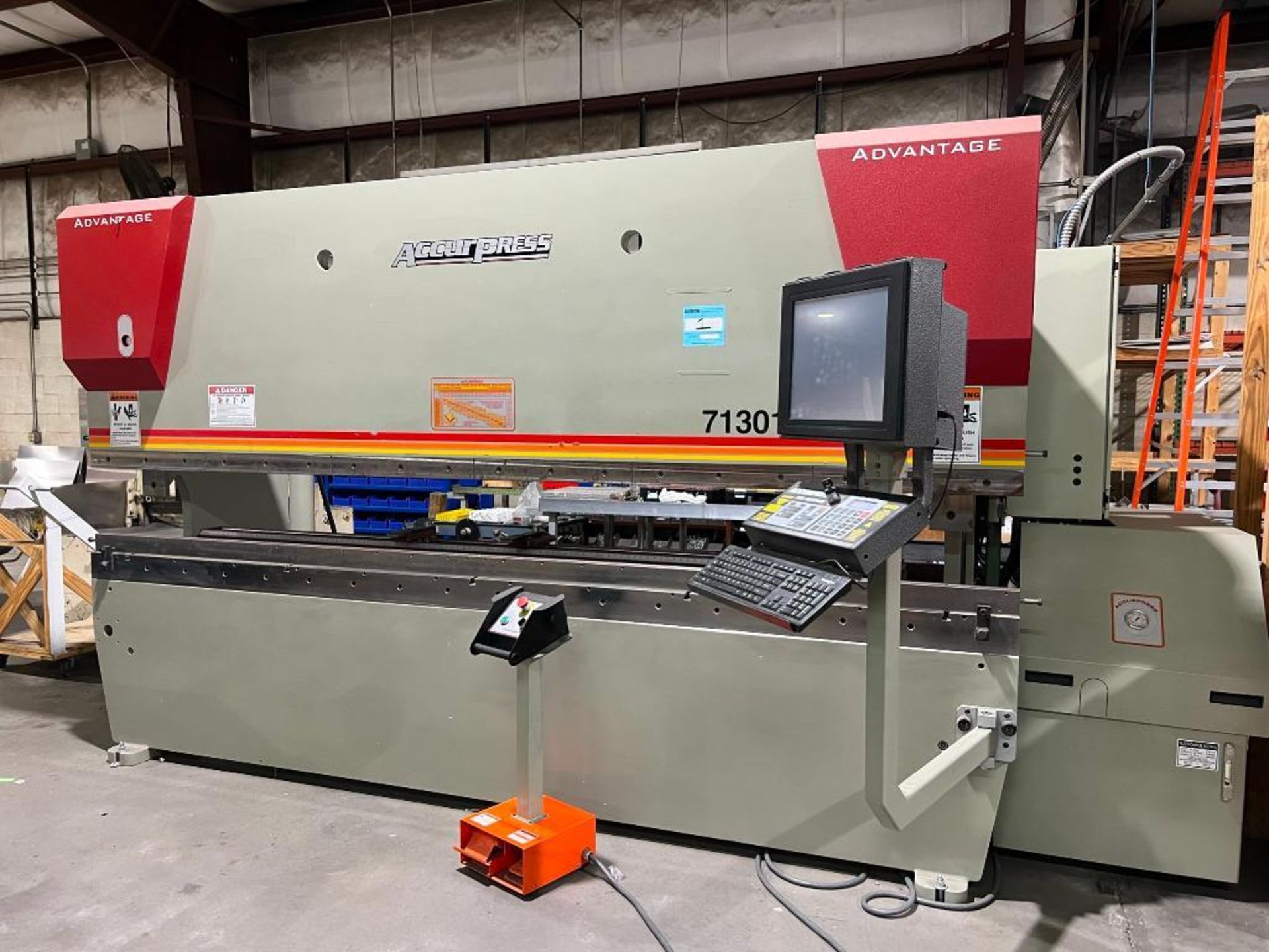 2019 Accurpress Advantage 130-Ton x 12' CNC Hydraulic Press Brake Model 713012, S/N 13271 (2019), wi - Image 4 of 18