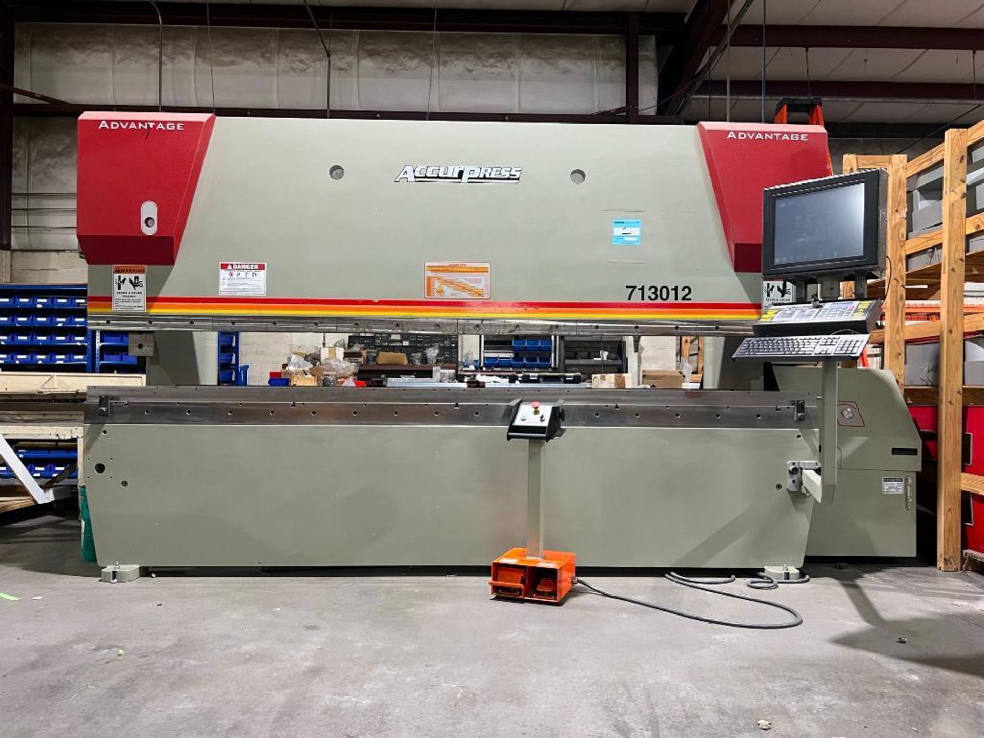 2019 Accurpress Advantage 130-Ton x 12' CNC Hydraulic Press Brake Model 713012, S/N 13271 (2019), wi - Image 18 of 18