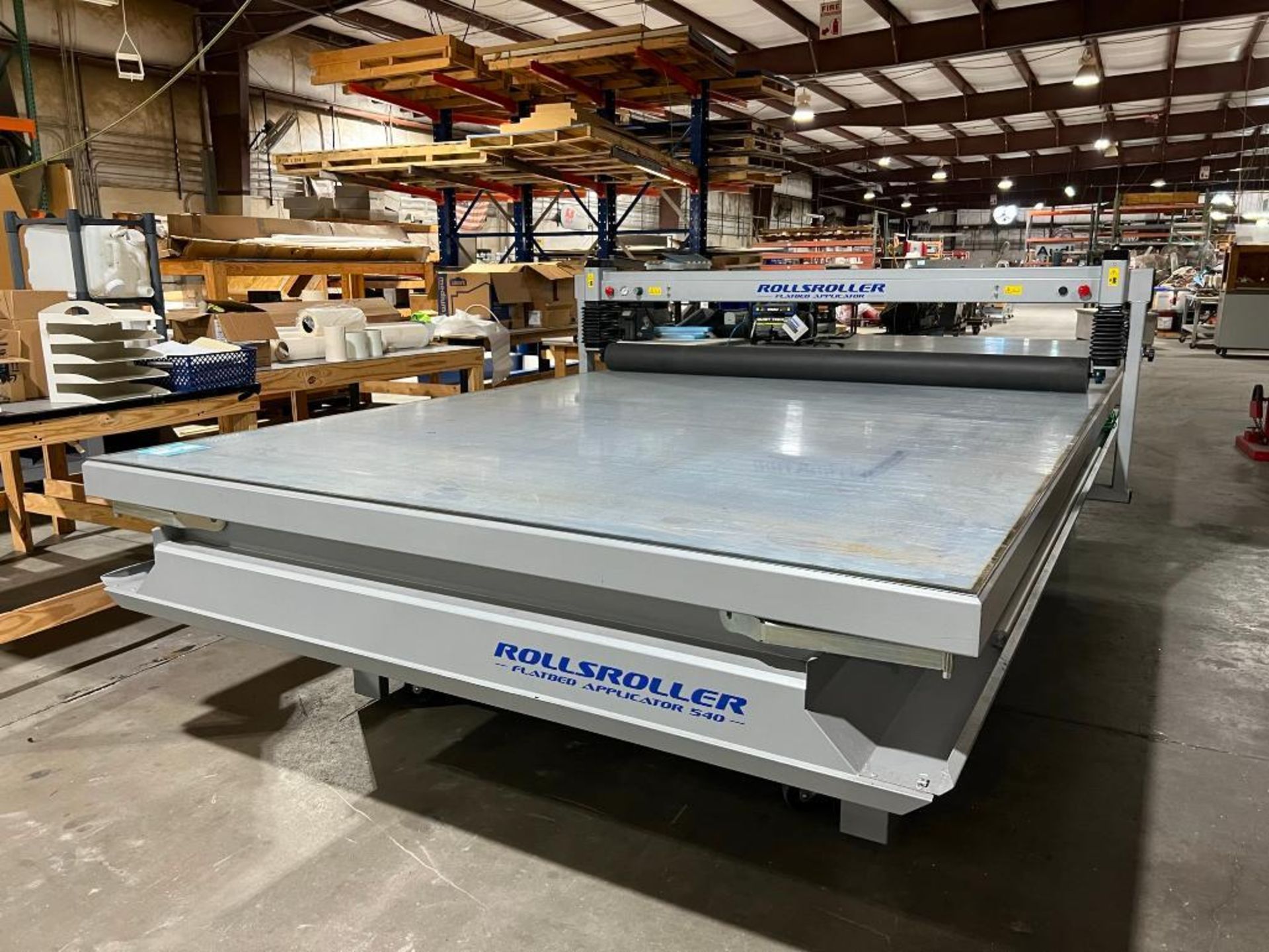RollsRoller Flatbed Applicator Model Premium 540/220P, S/N 33624-1 (2015), 18' x 7' 3" Table, with K - Image 15 of 20