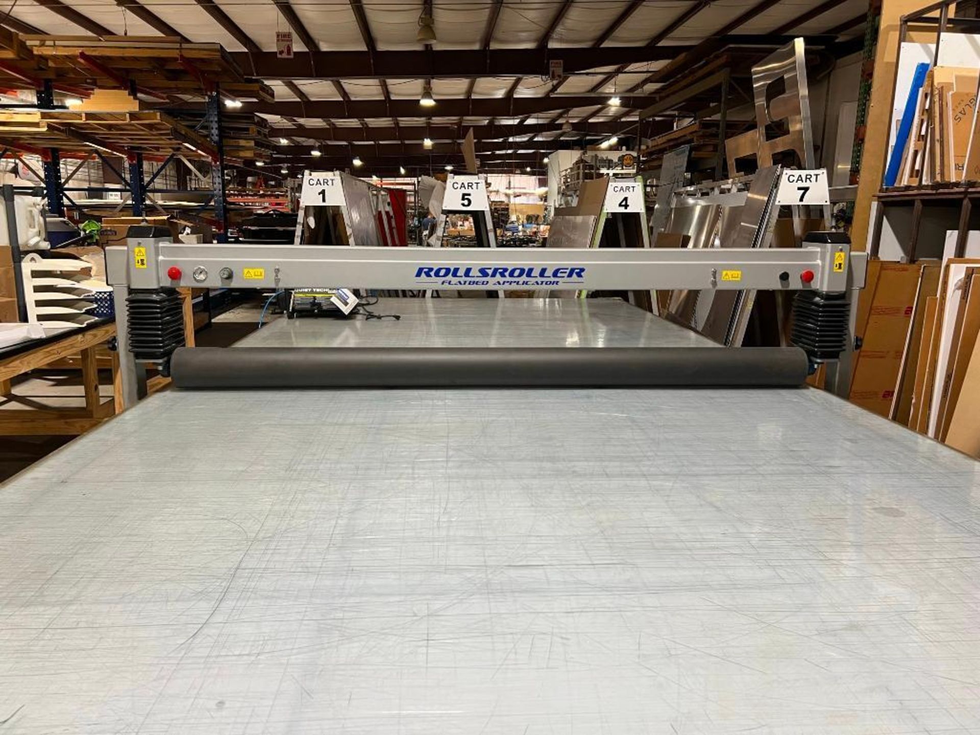 RollsRoller Flatbed Applicator Model Premium 540/220P, S/N 33624-1 (2015), 18' x 7' 3" Table, with K - Image 2 of 20