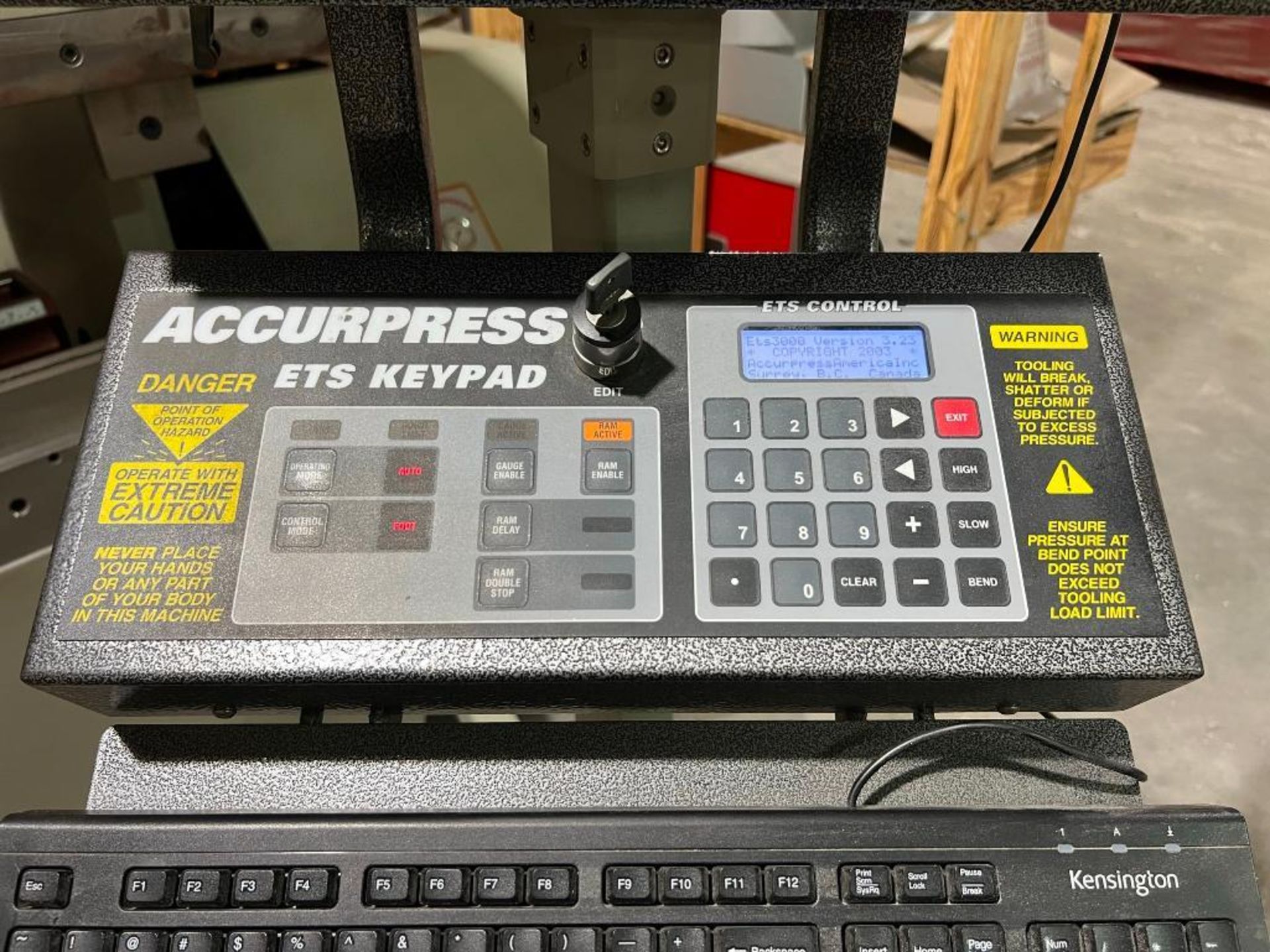 2019 Accurpress Advantage 130-Ton x 12' CNC Hydraulic Press Brake Model 713012, S/N 13271 (2019), wi - Image 6 of 18