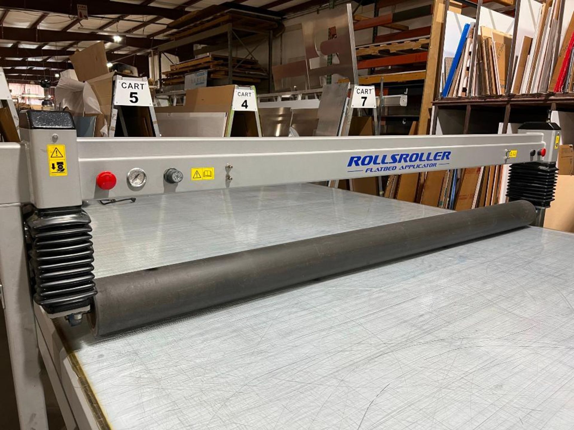 RollsRoller Flatbed Applicator Model Premium 540/220P, S/N 33624-1 (2015), 18' x 7' 3" Table, with K - Image 4 of 20
