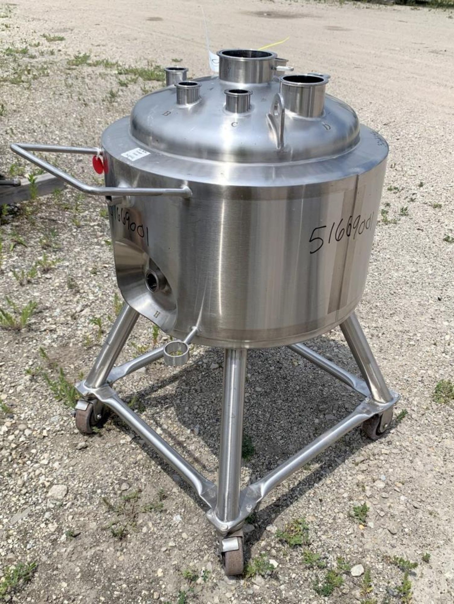 Used- T&C Stainless Reactor, 55 Liter (14.5 Gallon), 316L Stainless Steel, Vertical. Approximately 1 - Image 3 of 9