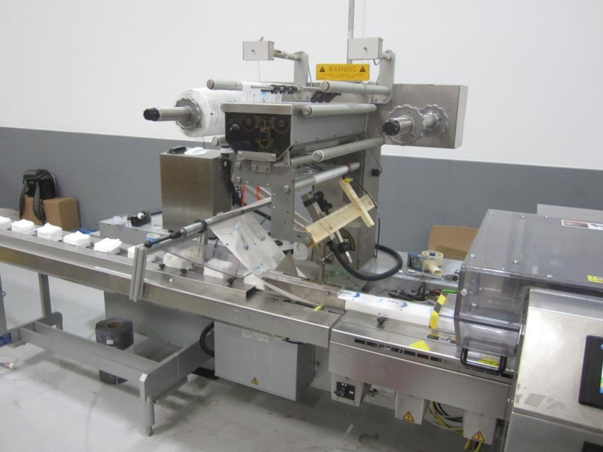 Used- Paper Converting Machine Company Barry-Wehmiller Wet Wipes Complete System. Exfoliating facial - Image 20 of 24