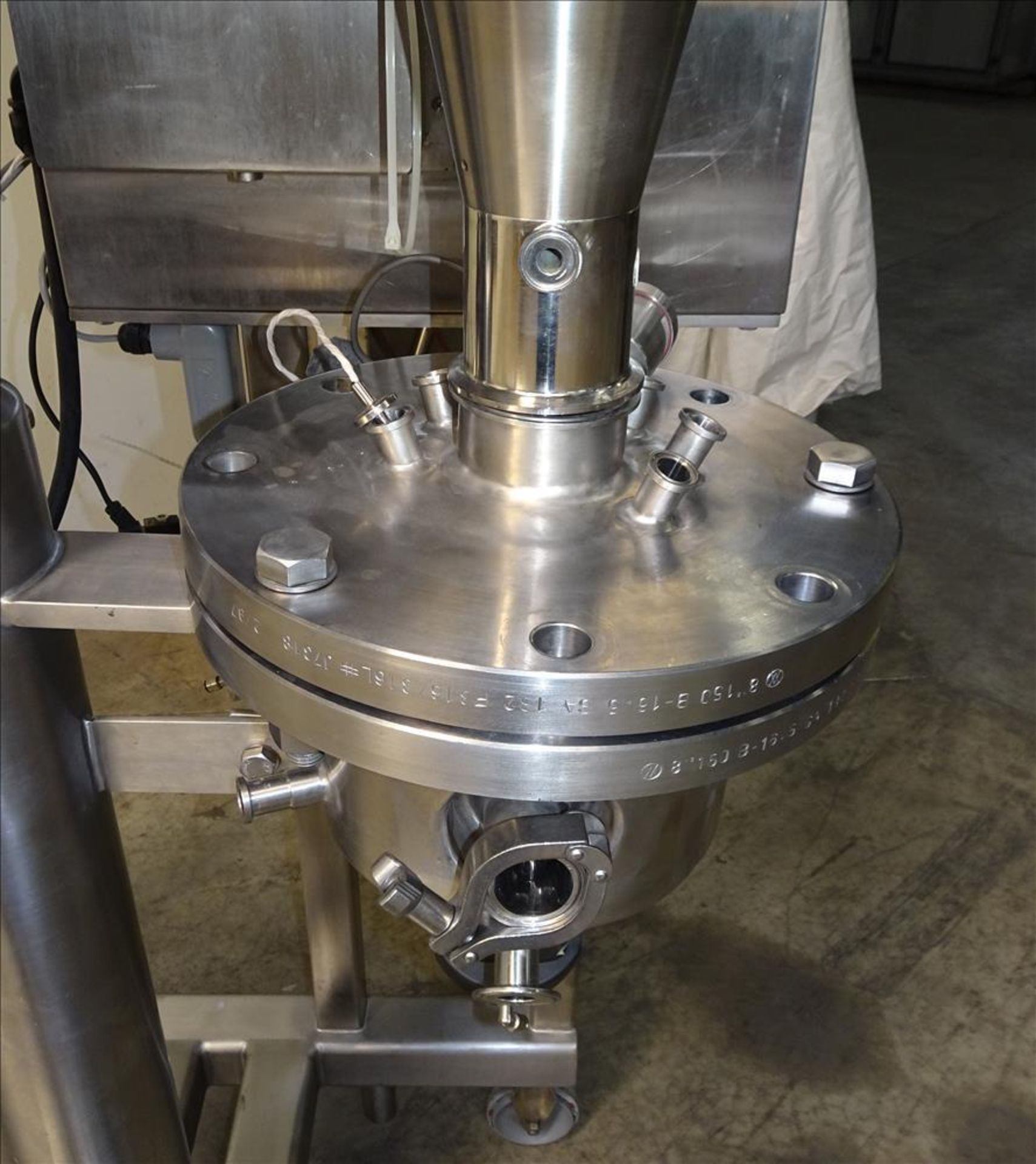Used- Scott Turbon Mixer, Model 1XEV-1, Stainless Steel. Approximate 9-3/4" long mixing shaft. Drive - Image 6 of 31