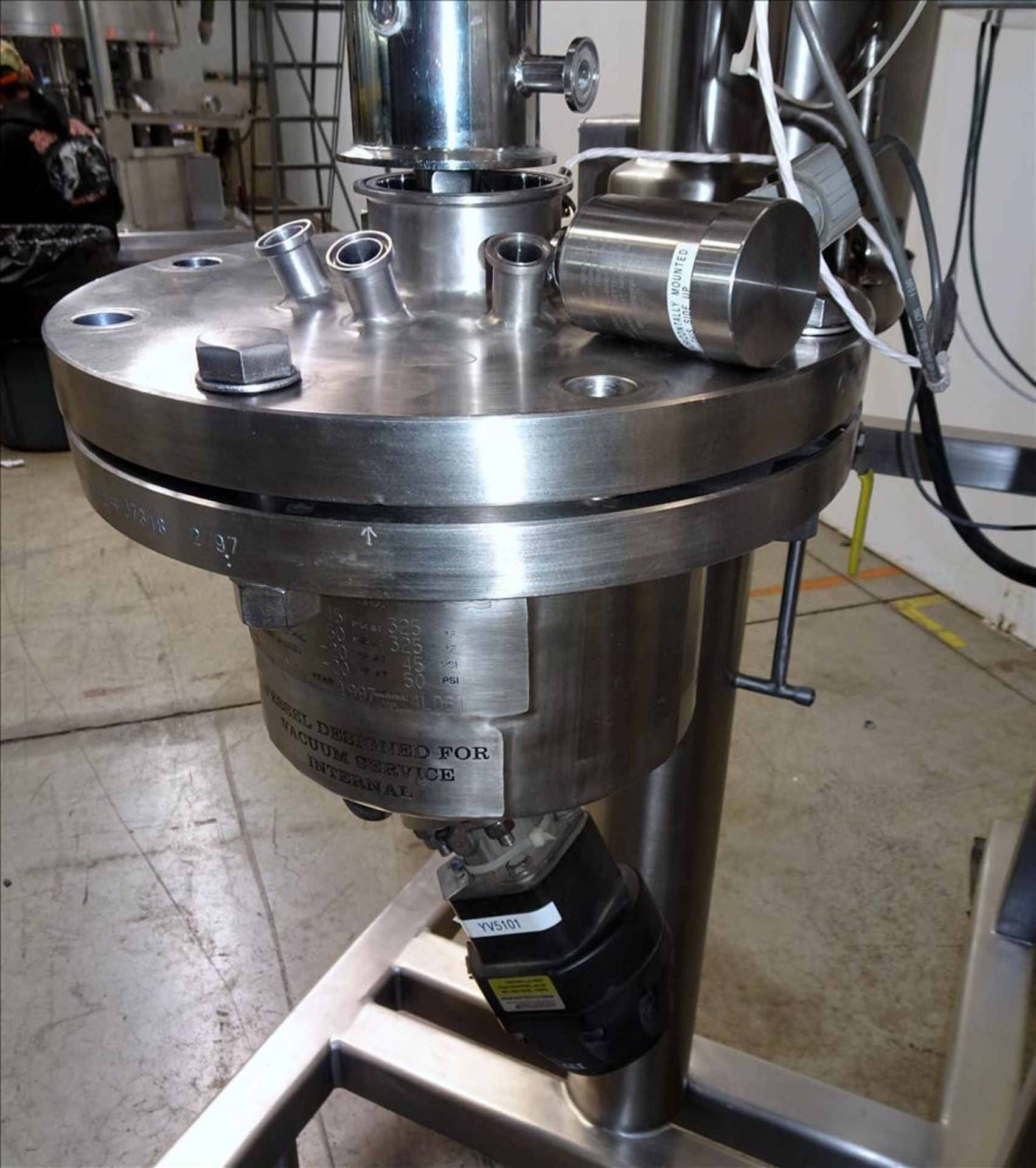 Used- Scott Turbon Mixer, Model 1XEV-1, Stainless Steel. Approximate 9-3/4" long mixing shaft. Drive - Image 7 of 31