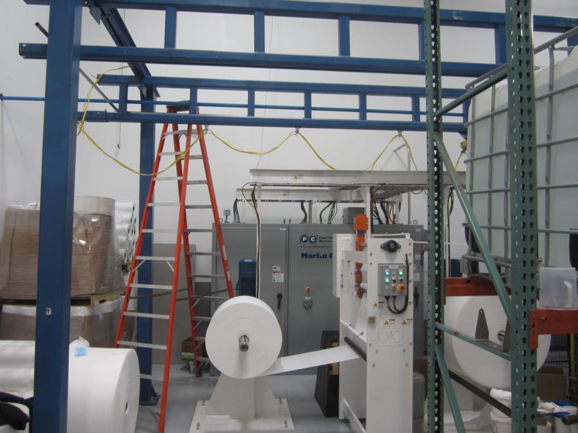 Used- Paper Converting Machine Company Barry-Wehmiller Wet Wipes Complete System. Exfoliating facial - Image 6 of 24