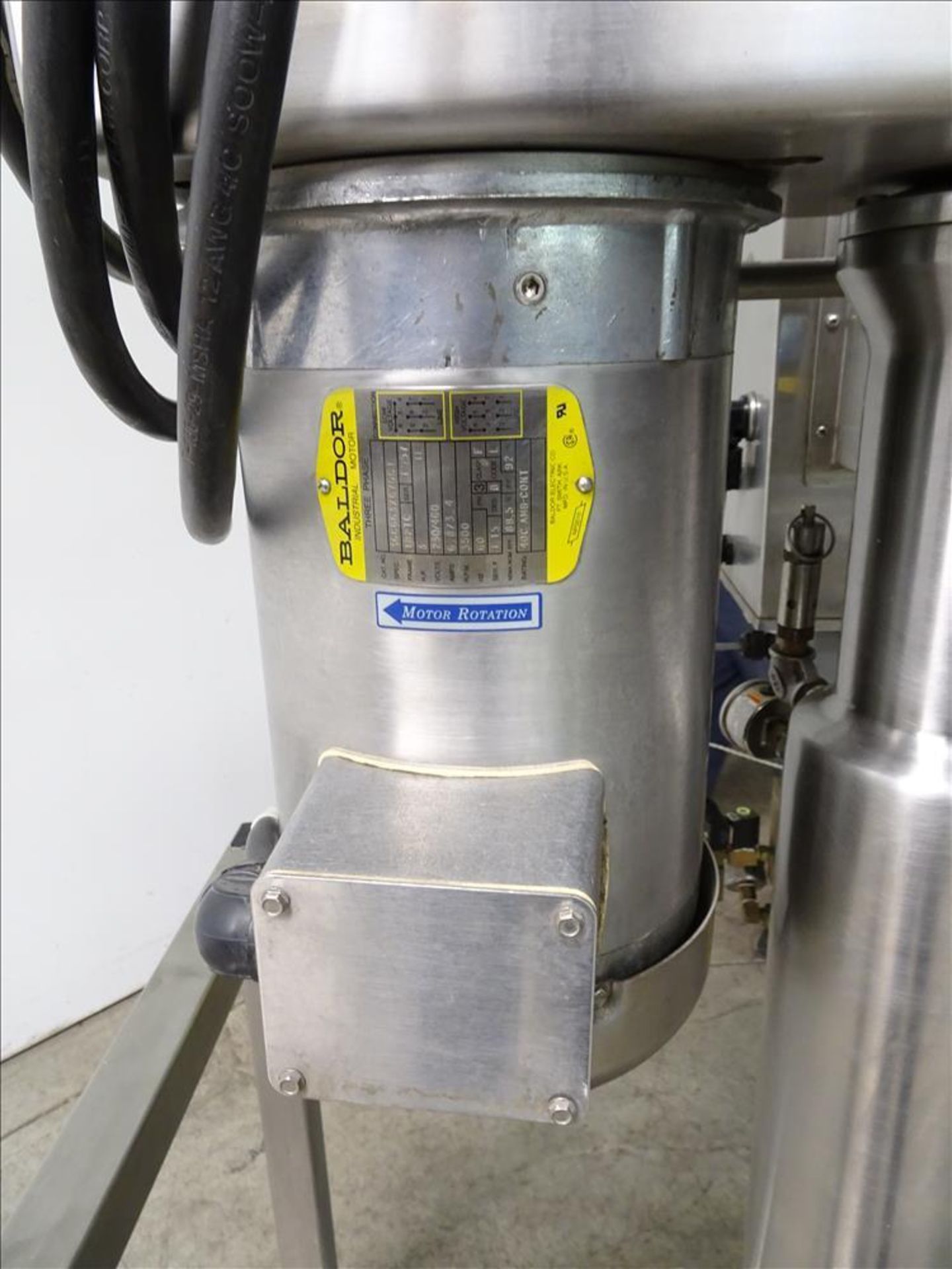 Used- Scott Turbon Mixer, Model 1XEV-1, Stainless Steel. Approximate 9-3/4" long mixing shaft. Drive - Image 26 of 31