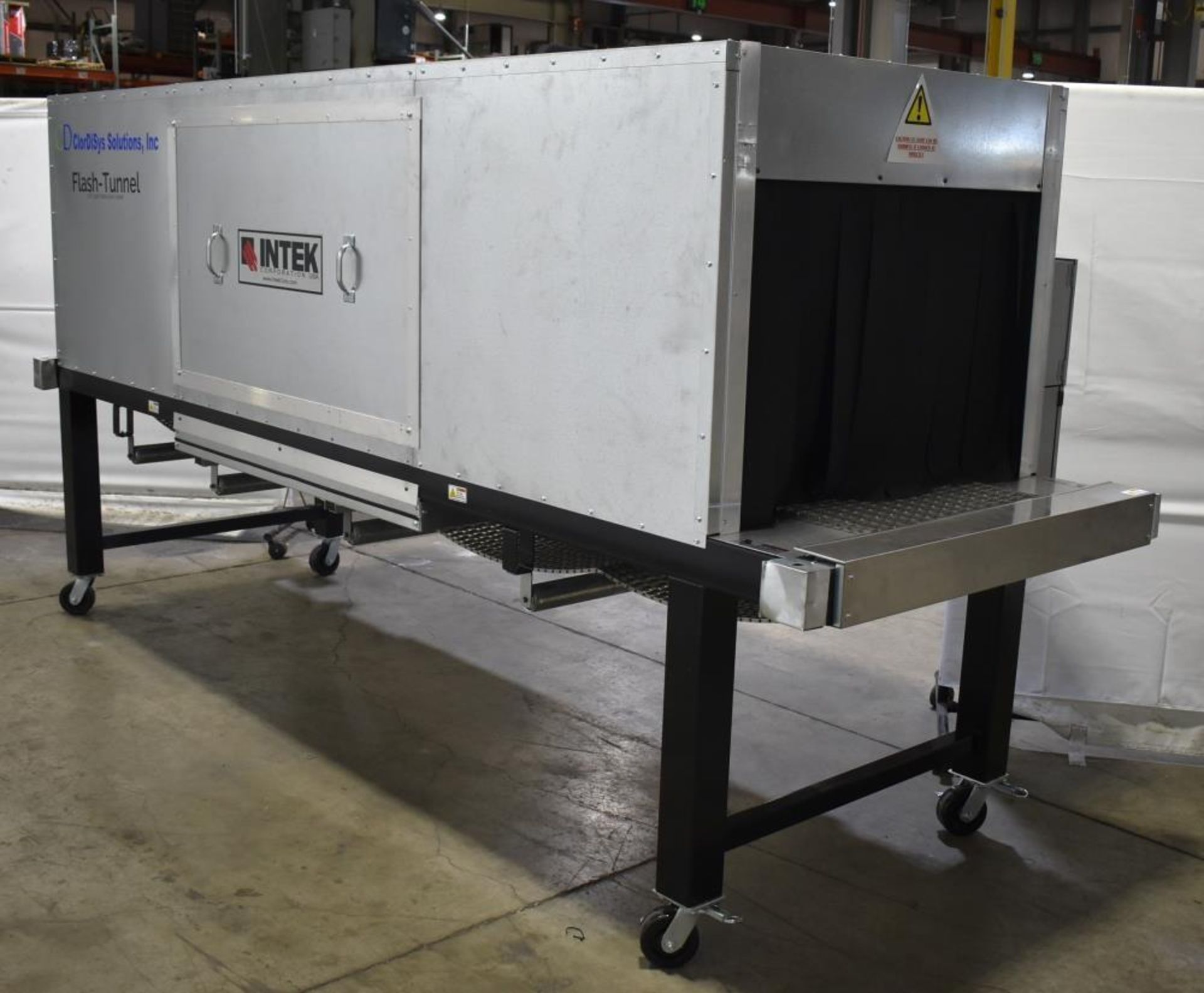 Used- Clordisys Solutions 106 Ultra Violet Sterilizer Flash Tunnel. Stainless steel link conveyor, a - Image 5 of 30