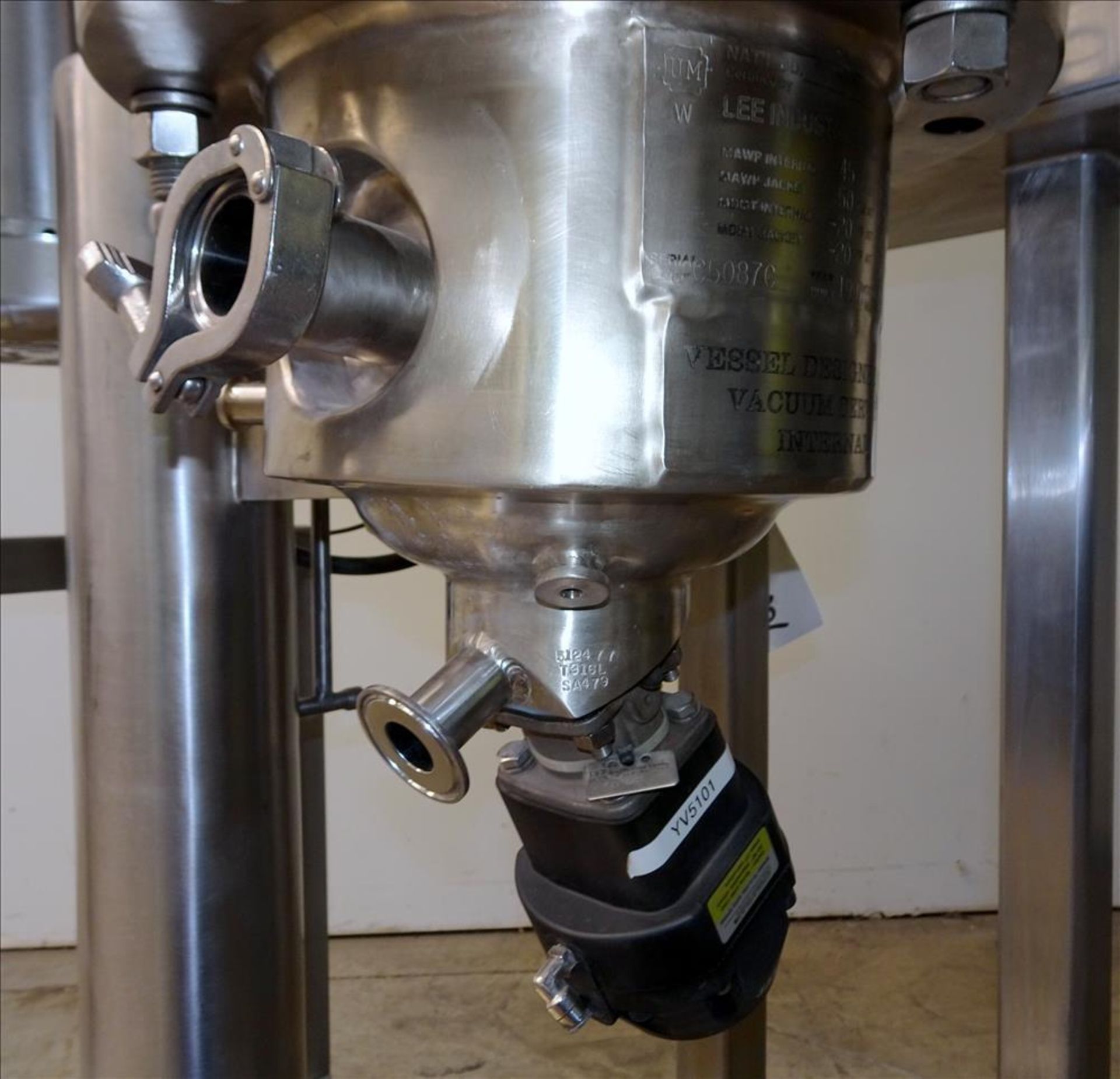 Used- Scott Turbon Mixer, Model 1XEV-1, Stainless Steel. Approximate 9-3/4" long mixing shaft. Drive - Image 22 of 31