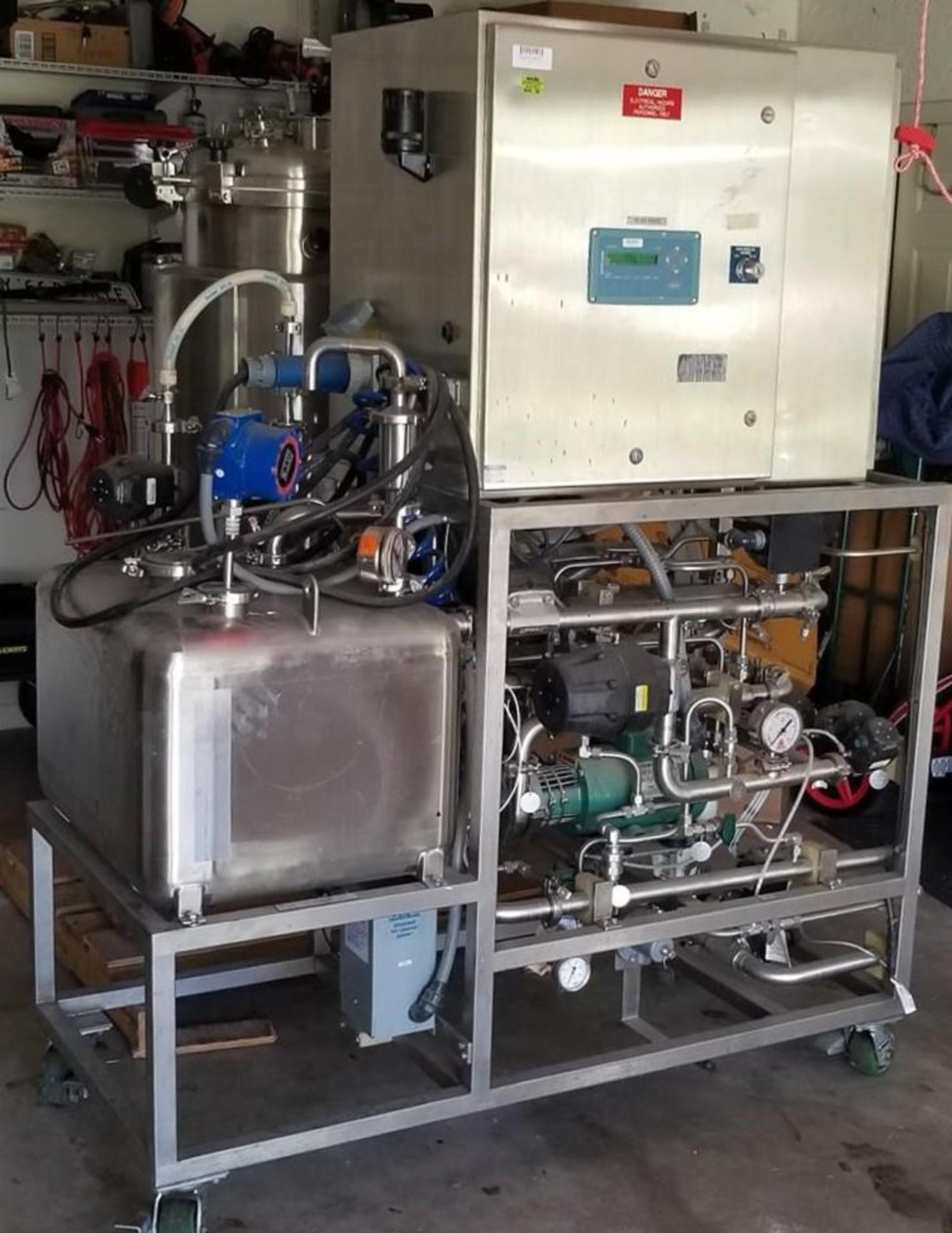 Used- ABEC Associated Bio-Engineers & Consultants 150 Liter (39.6 Gallon) Bioreactor System Consisti